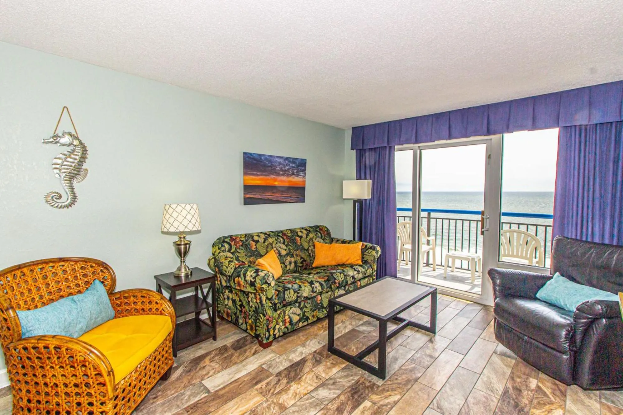 Living room in Boardwalk 1030