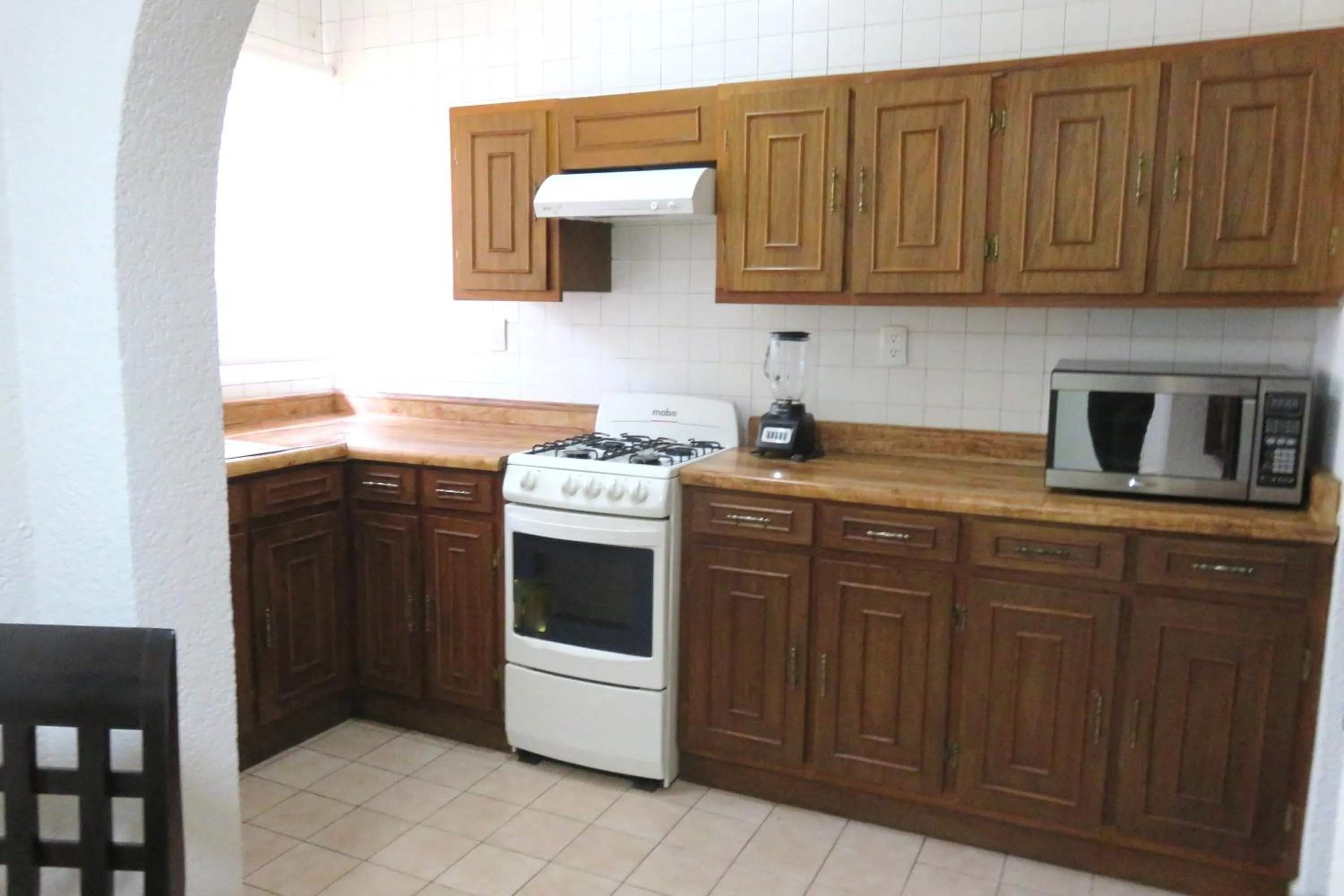 Kitchen or kitchenette in Hotel Huizache