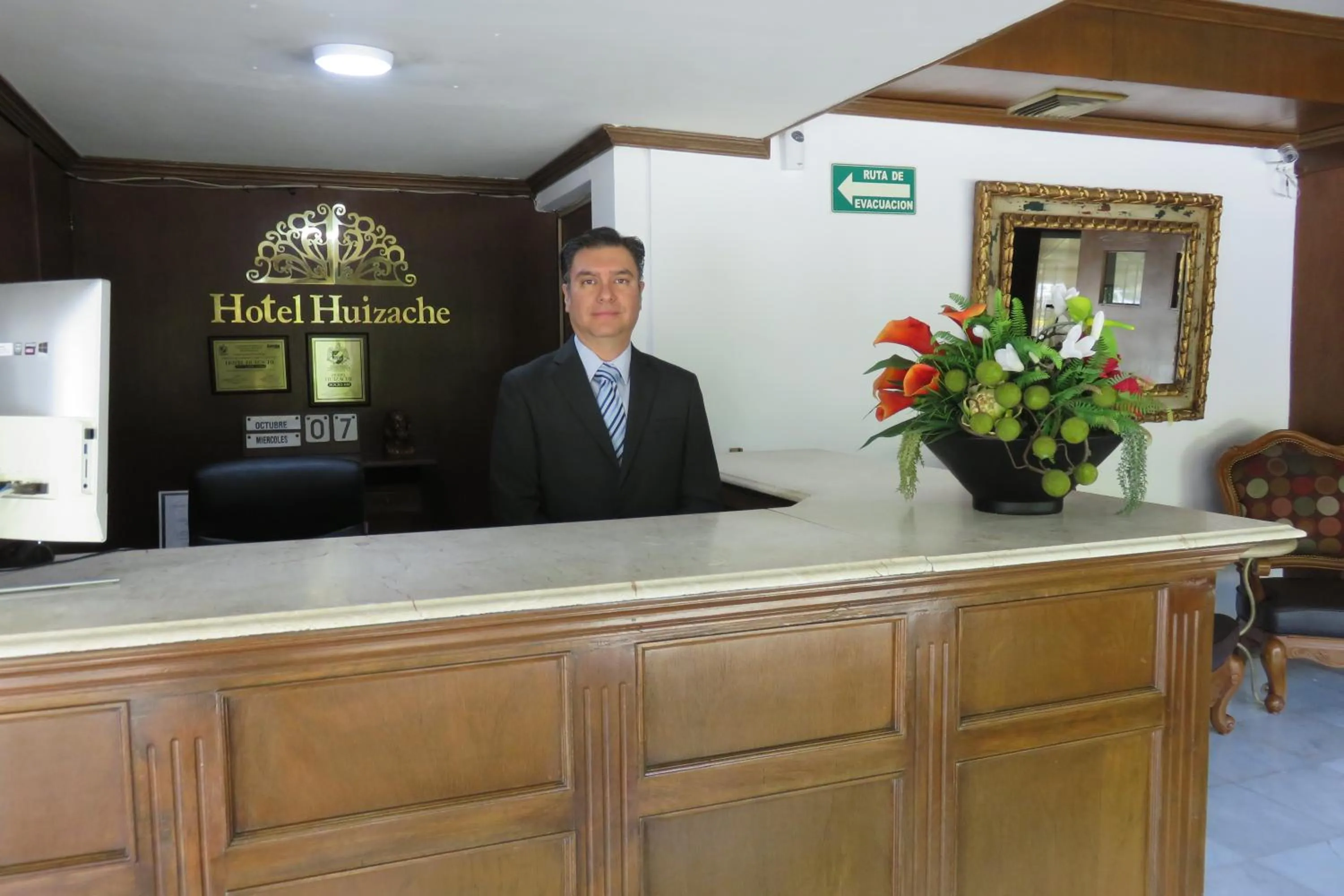 Lobby or reception in Hotel Huizache