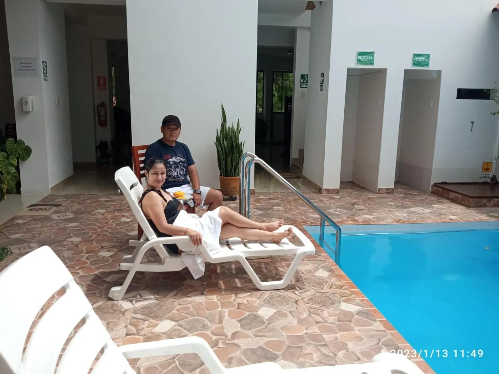 Swimming pool in Posada del Angel Hotel