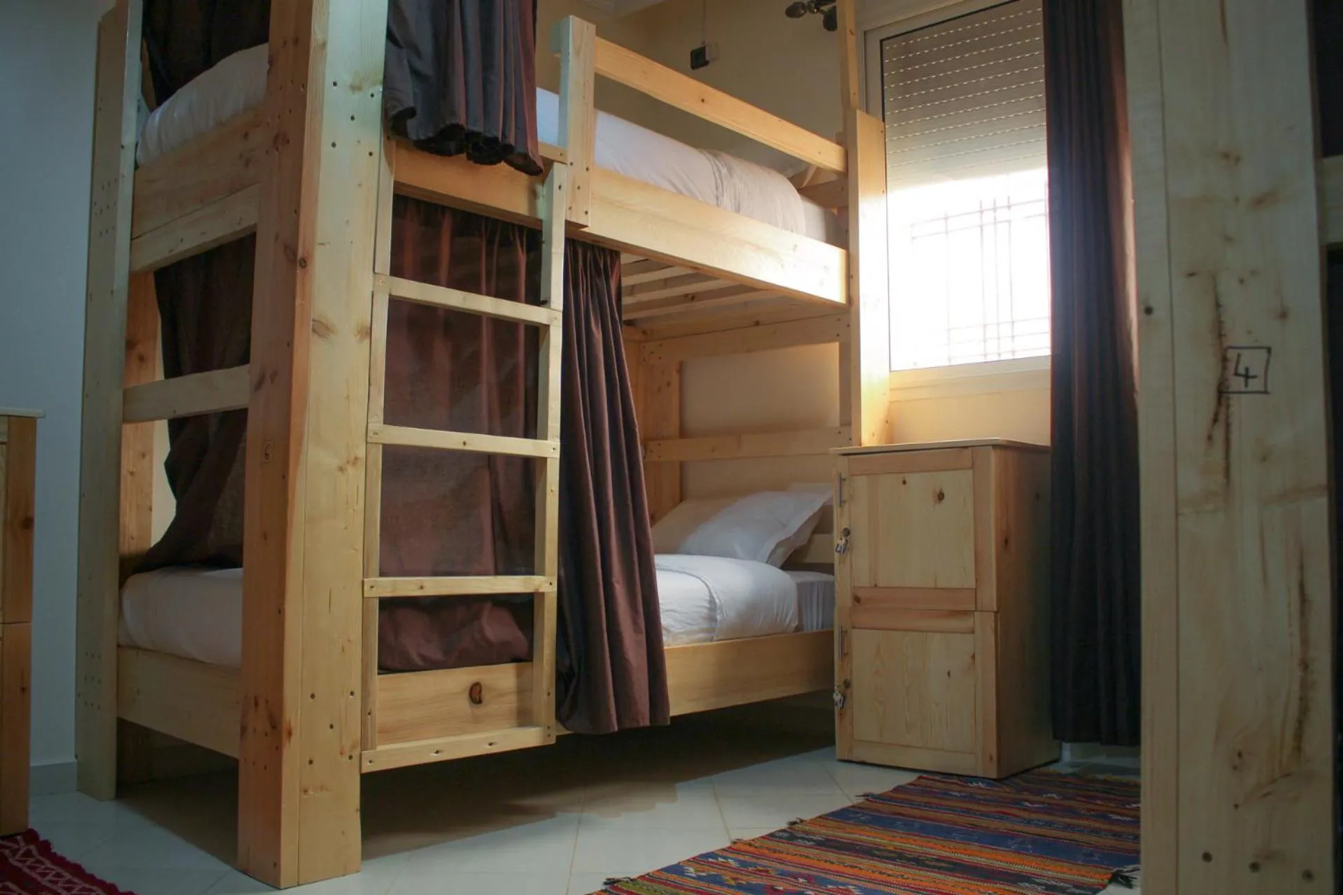 Single Bed in 6-Bed Dormitory Room in Afer Surf Hostel