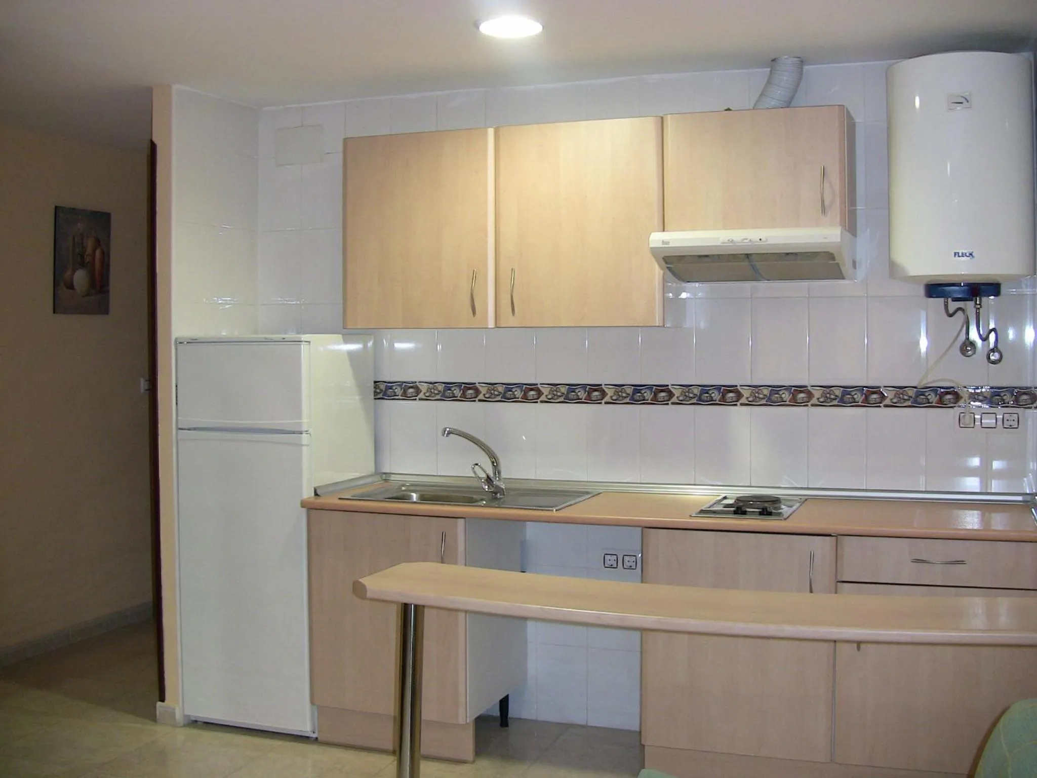 Kitchen or kitchenette in Apartahotel Los Hermanos