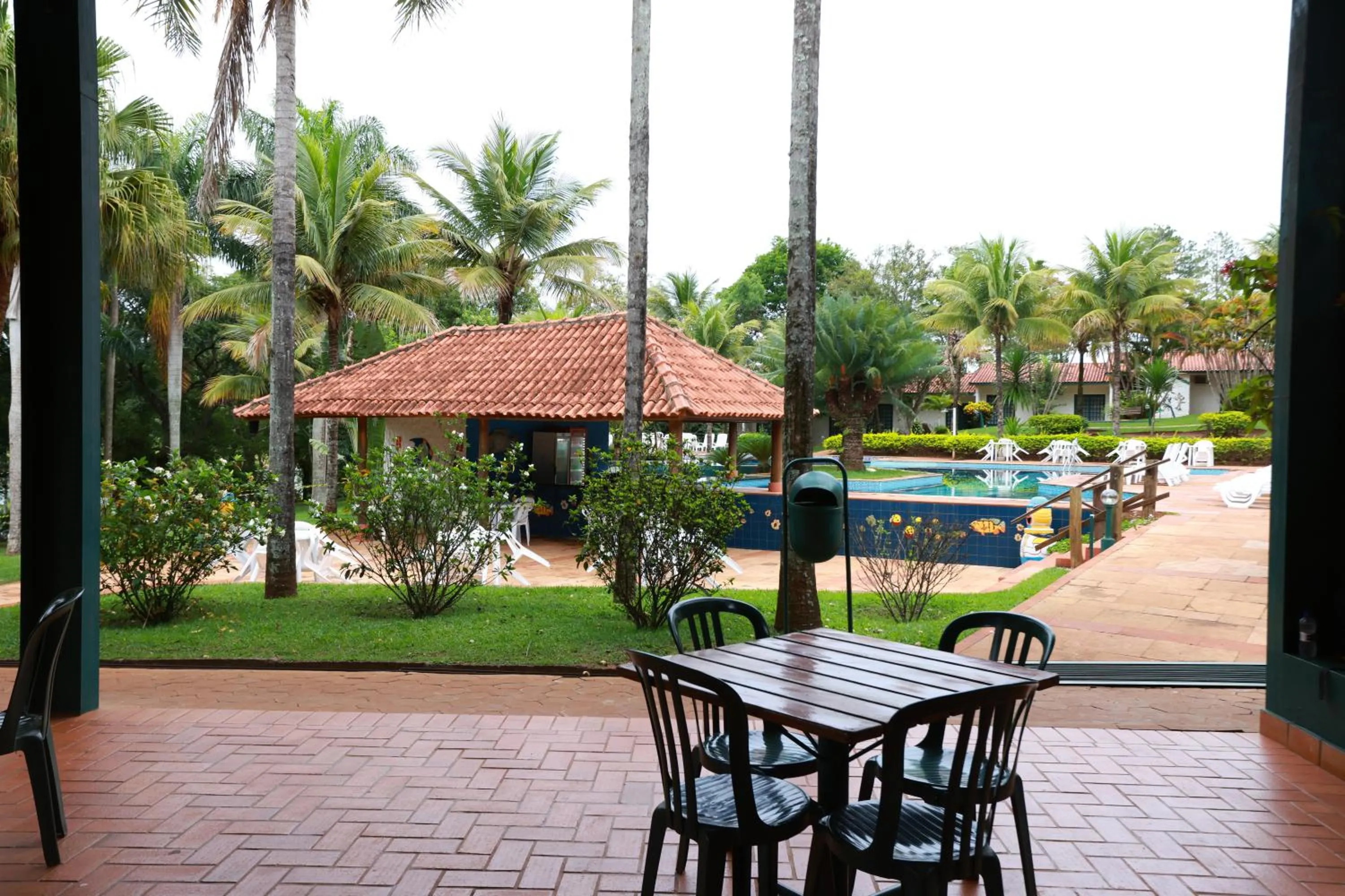 Patio in Hotel Berro D`Agua Eco Resort