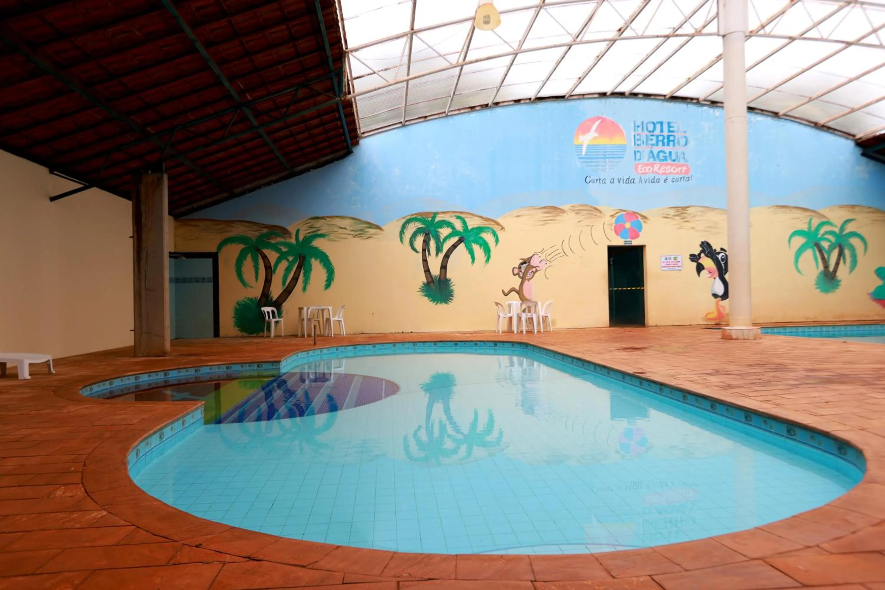 Pool view in Hotel Berro D`Agua Eco Resort