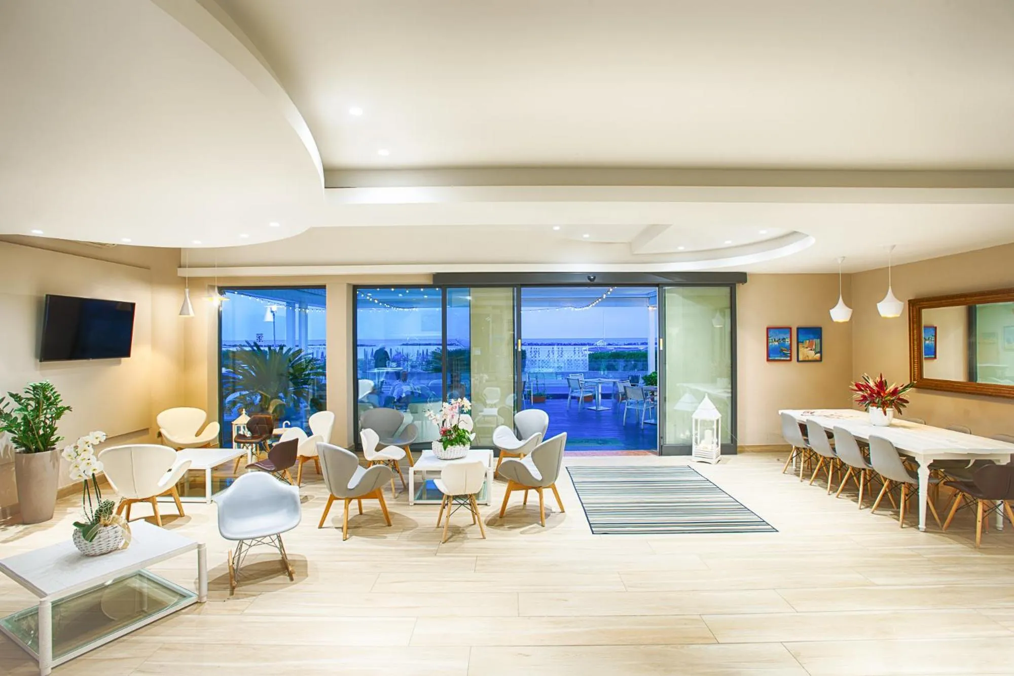 Lobby or reception in Hotel Agostini