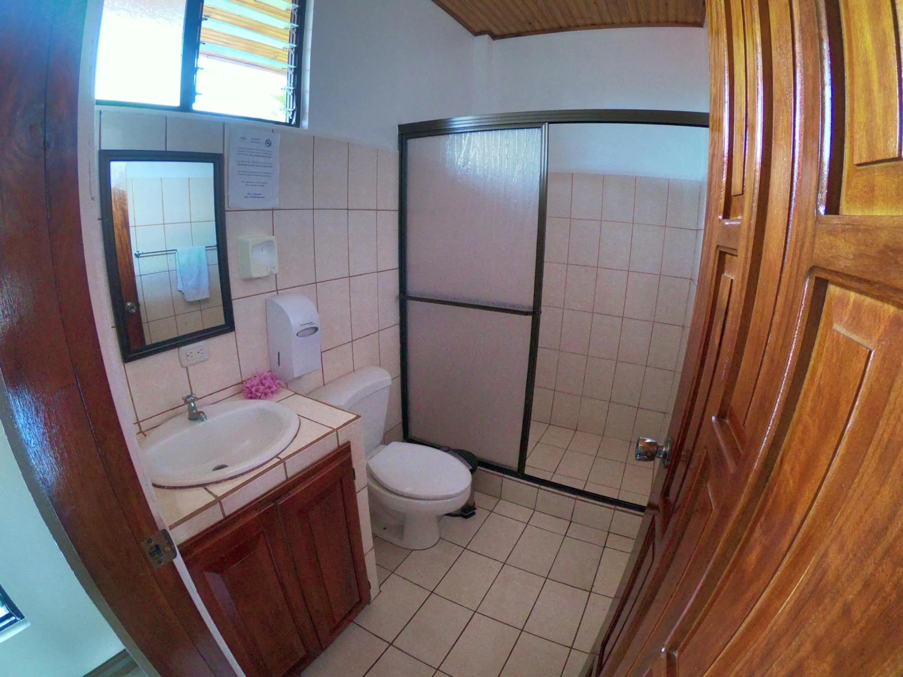 Shower in Hotel Los Higuerones