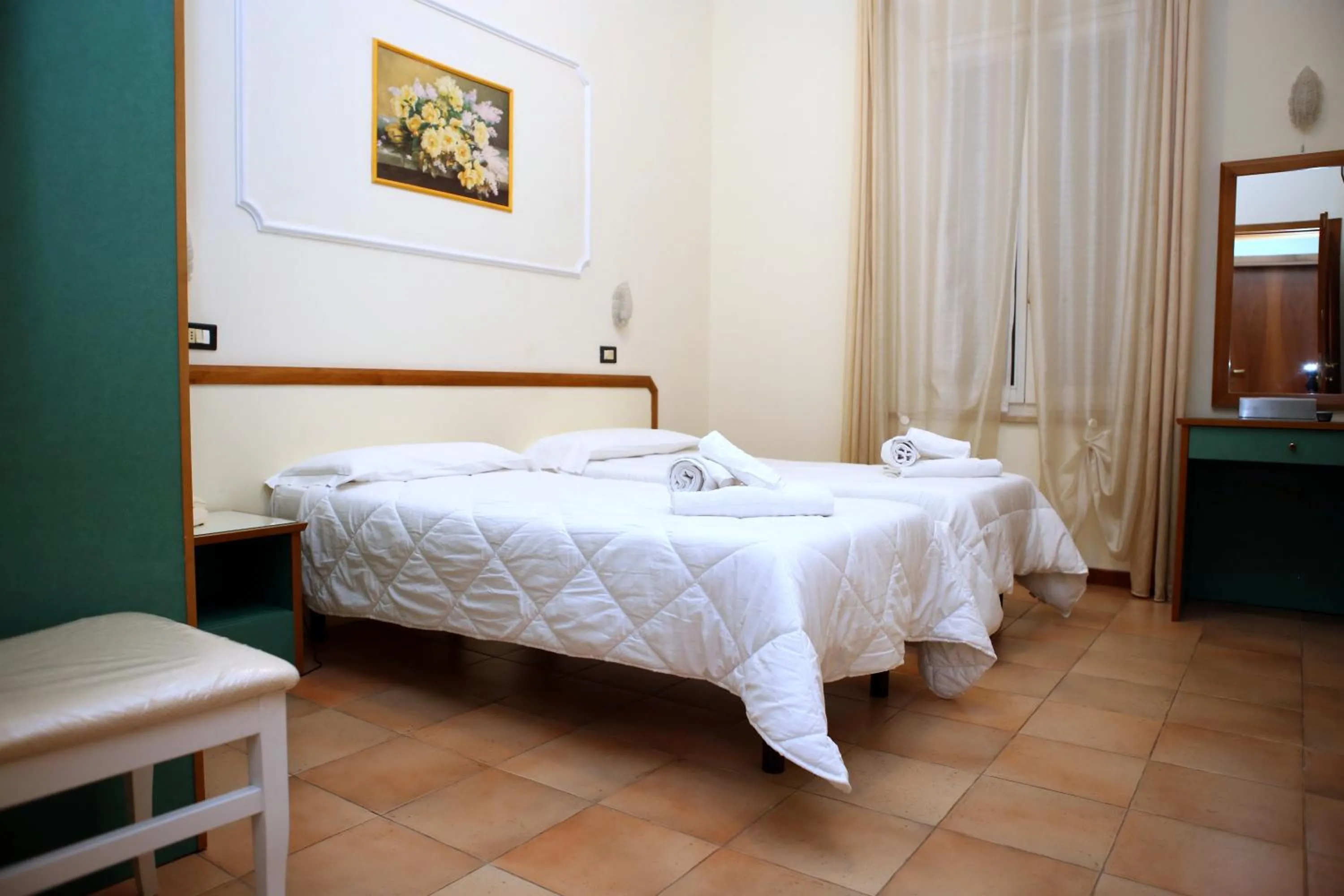 Bed in Hotel La Torre