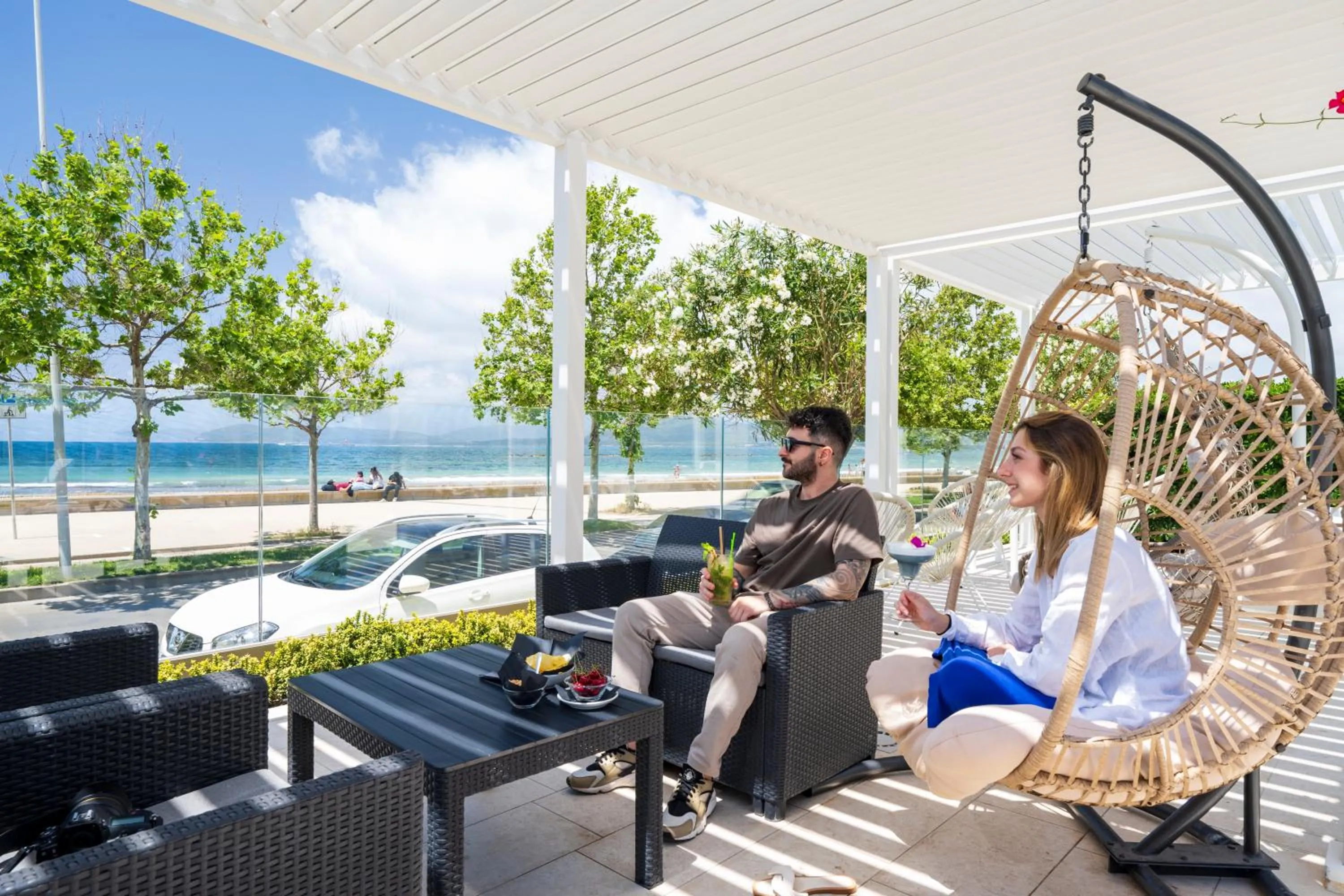 Patio in Hotel Florida