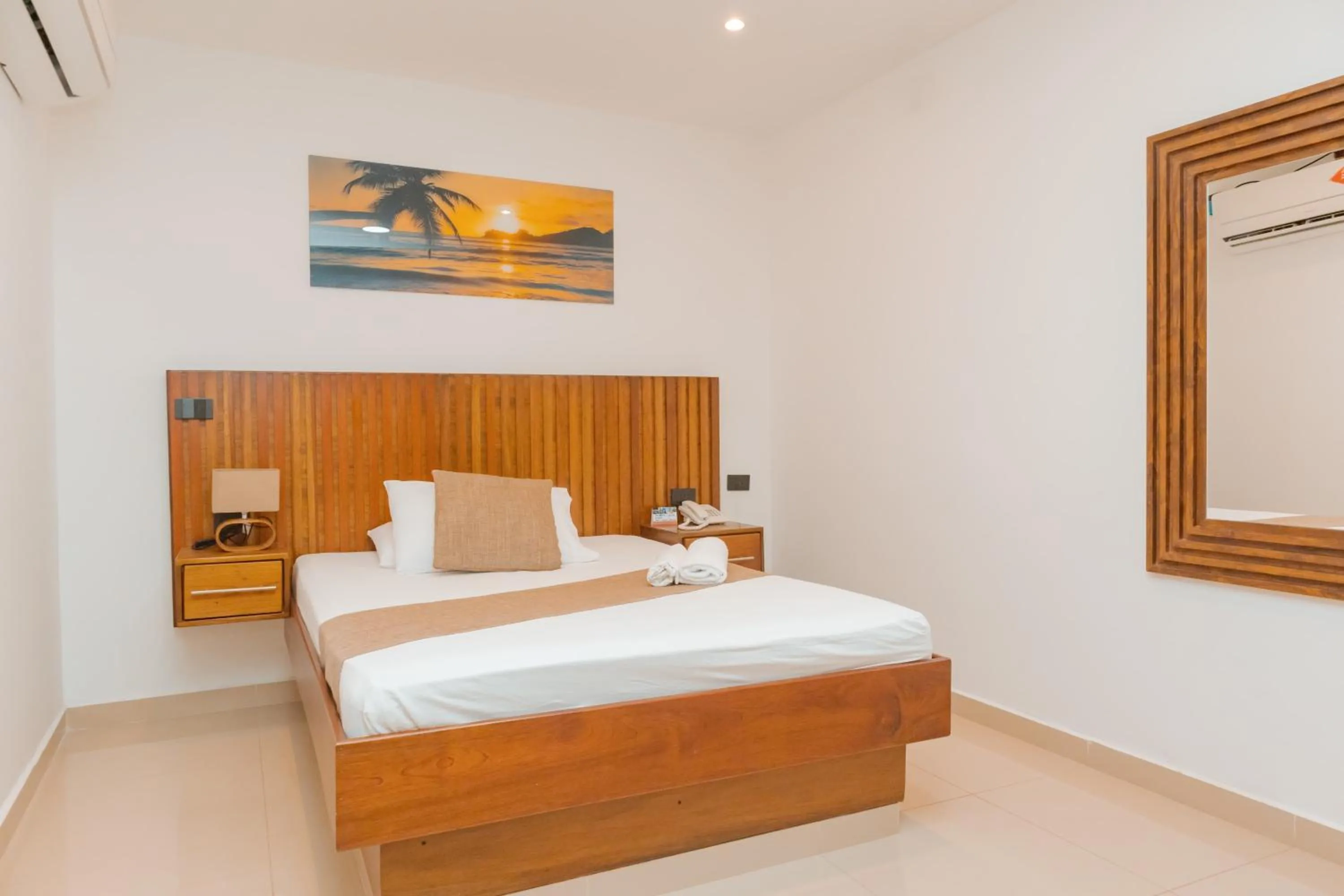 Bed in Hotel Shaira 2