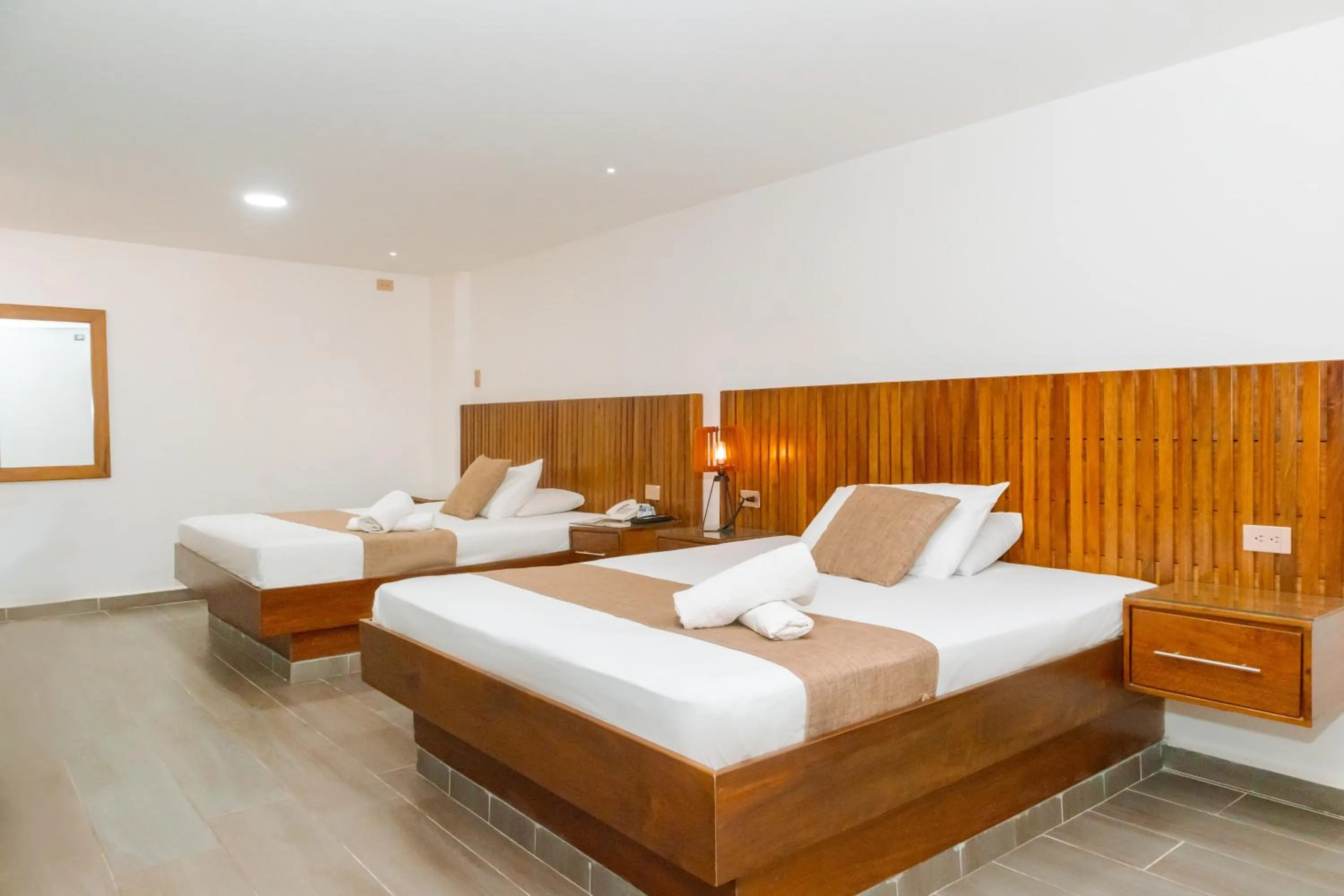 Bed in Hotel Shaira 2