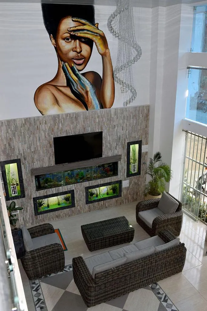 Seating area in Hotel Shaira 2