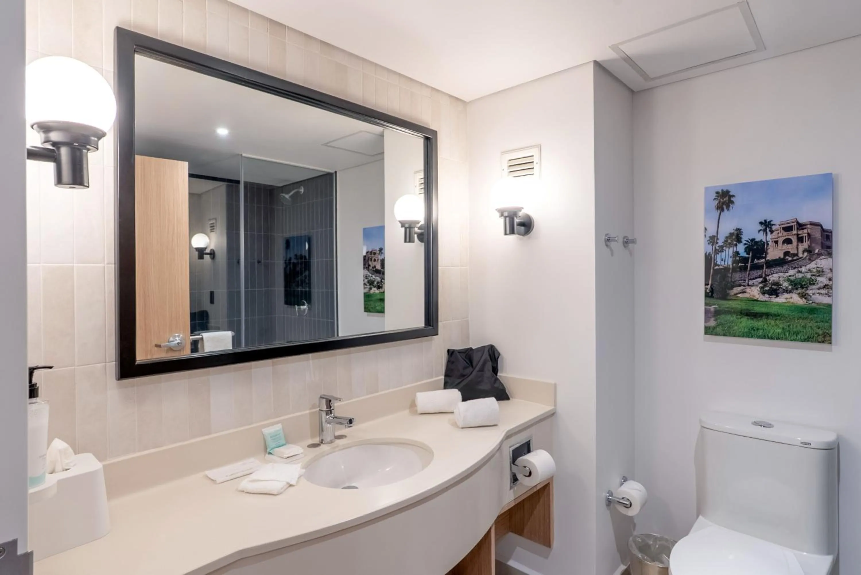 Bathroom in Hampton Inn Torreon Airport-Galerias