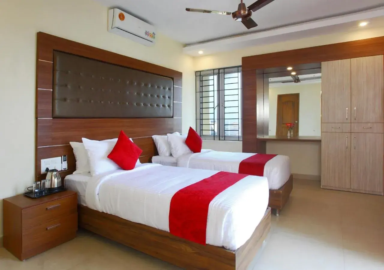 Bed in Laimar Suites Bed in Laimar Suites