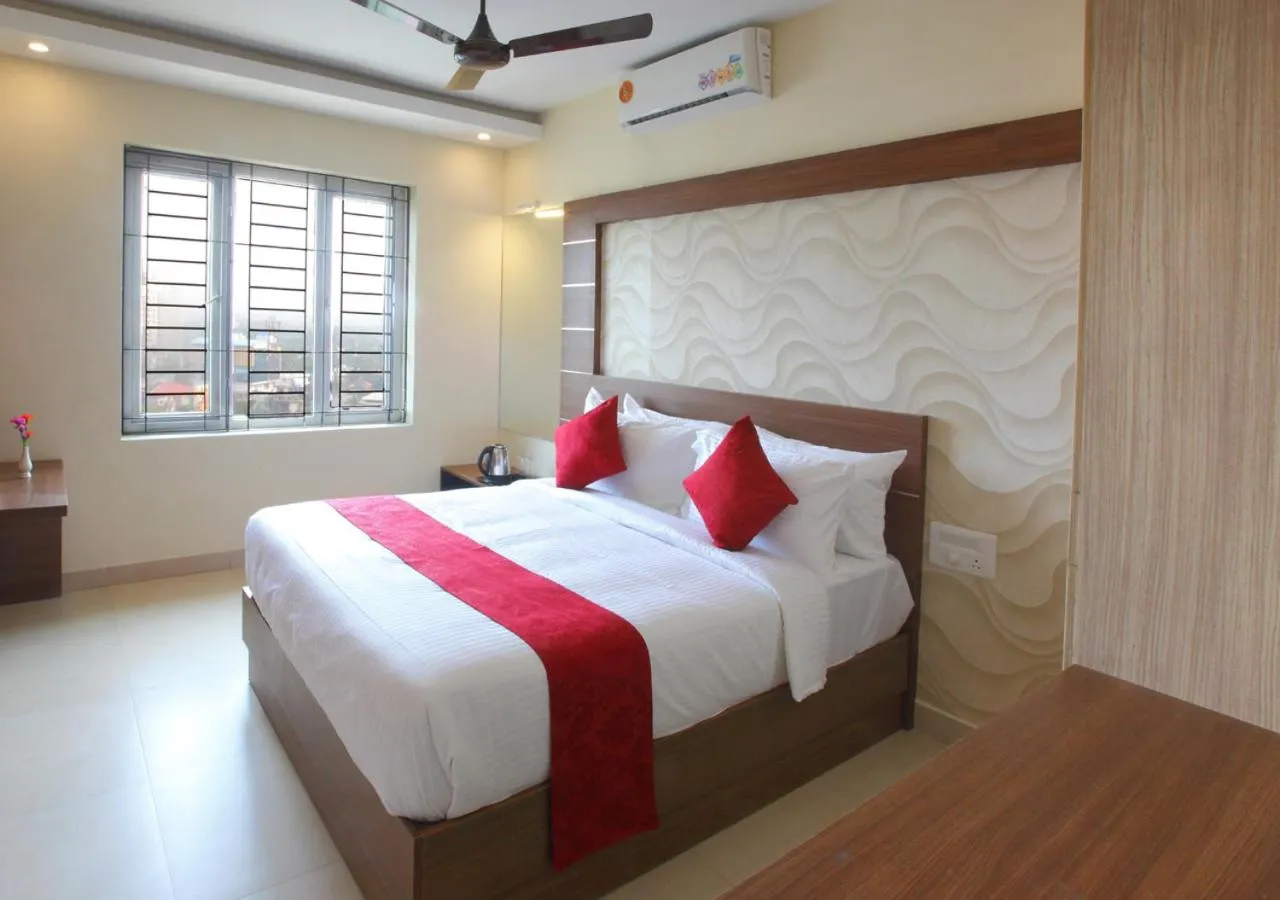 Bed in Laimar Suites