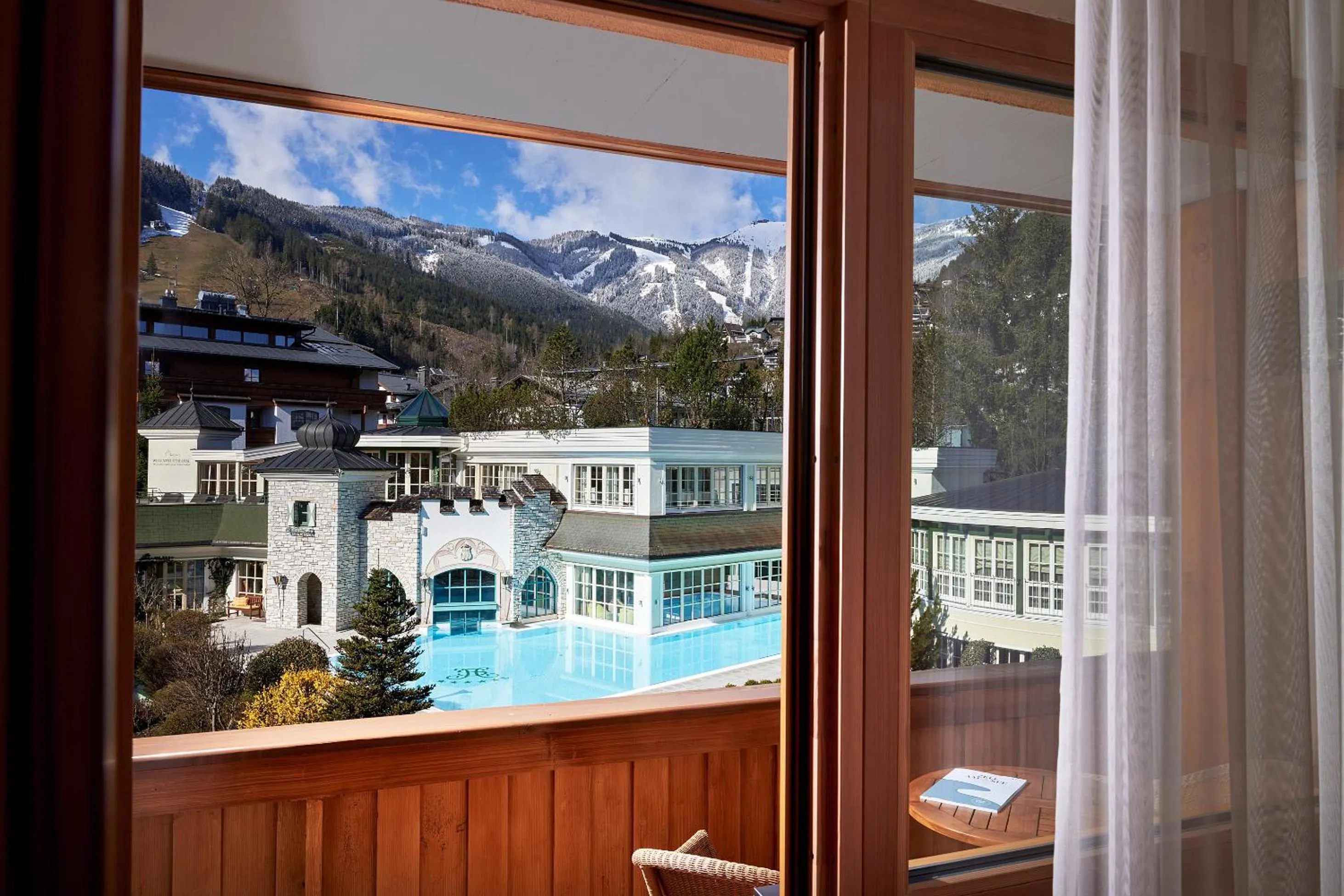 Mountain view in Salzburgerhof, das 5-Sterne Hotel von Zell am See
