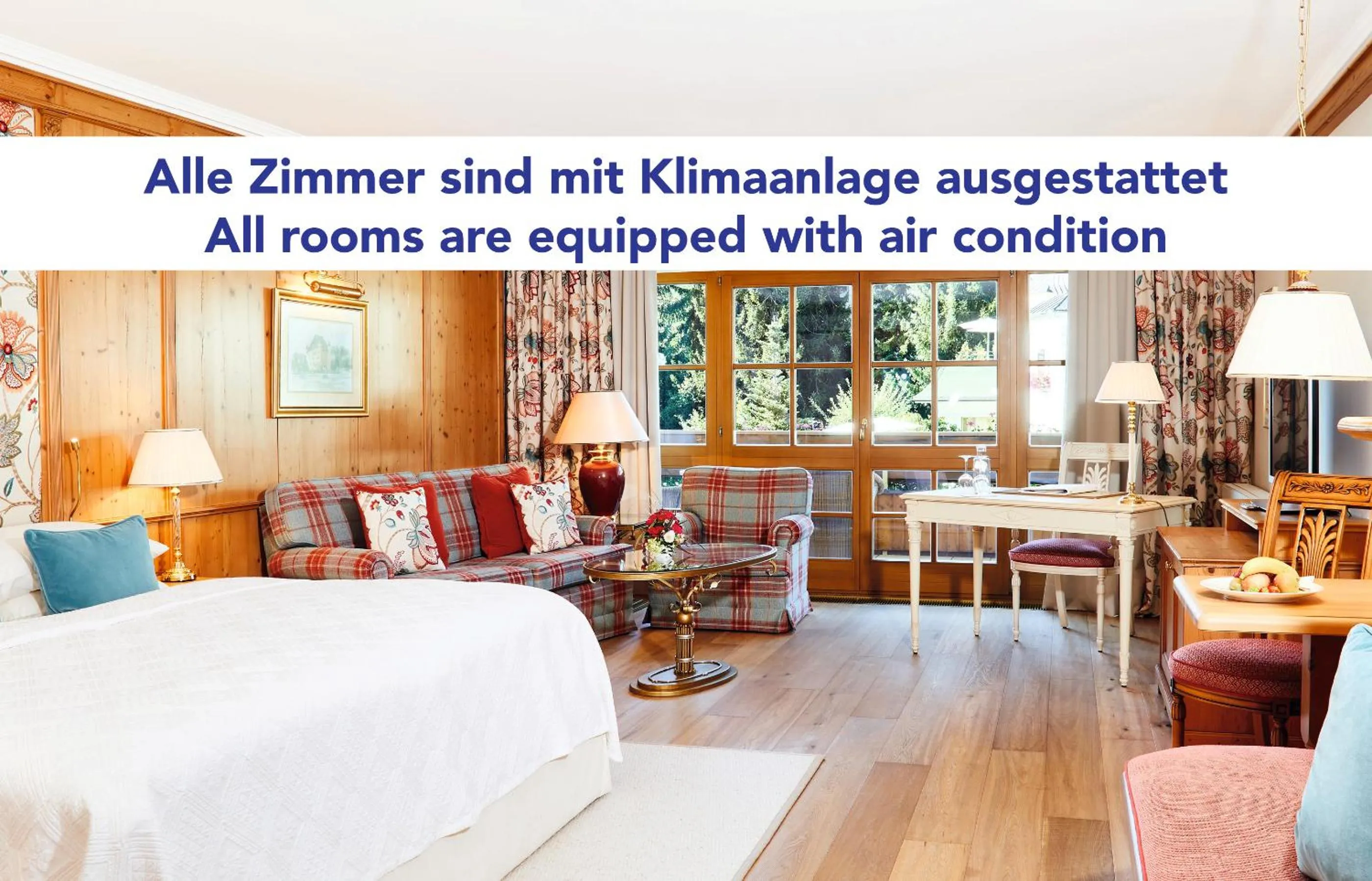 Photo of the whole room, Bed in Salzburgerhof, das 5-Sterne Hotel von Zell am See