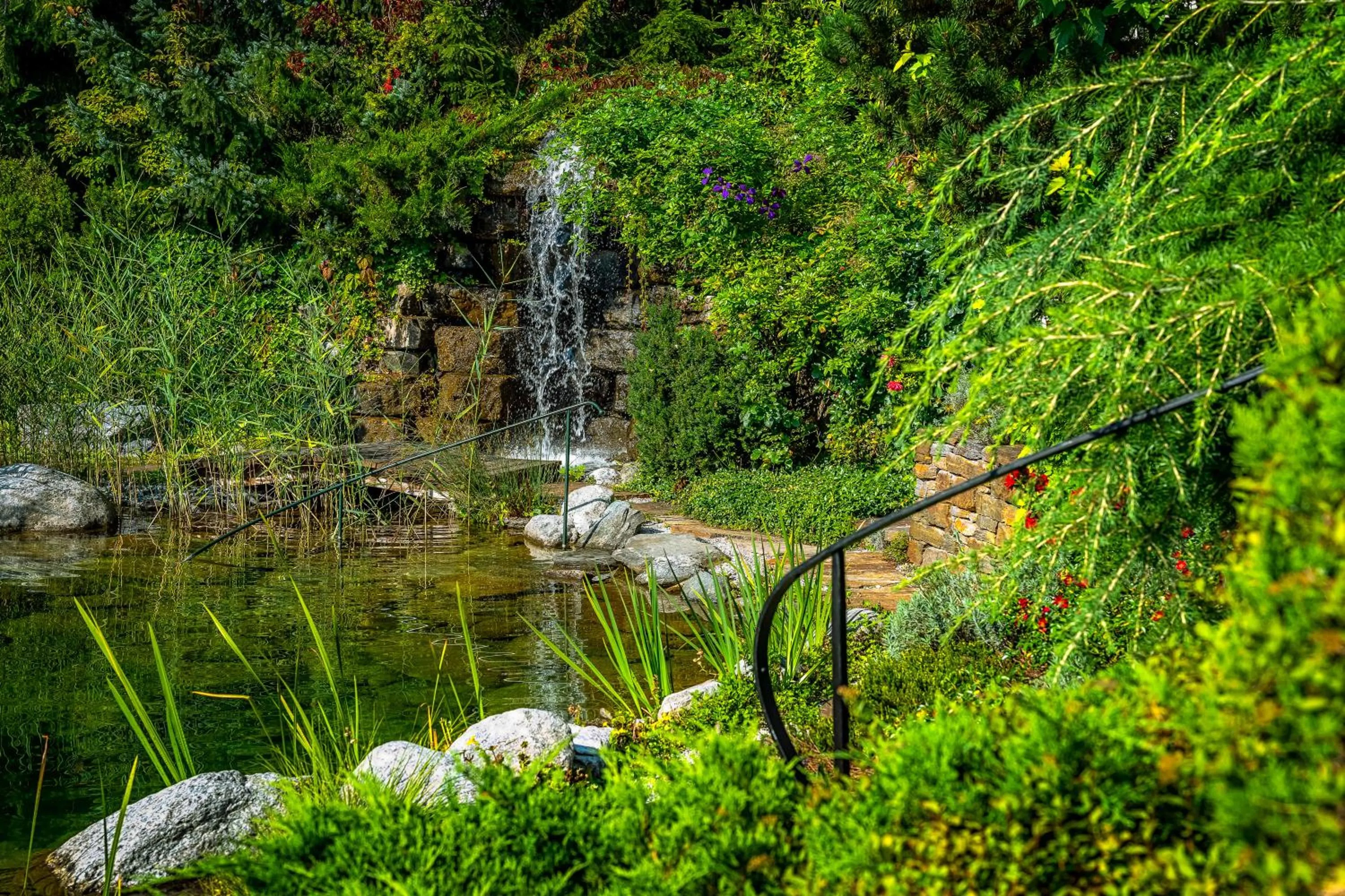 Garden in Salzburgerhof, das 5-Sterne Hotel von Zell am See