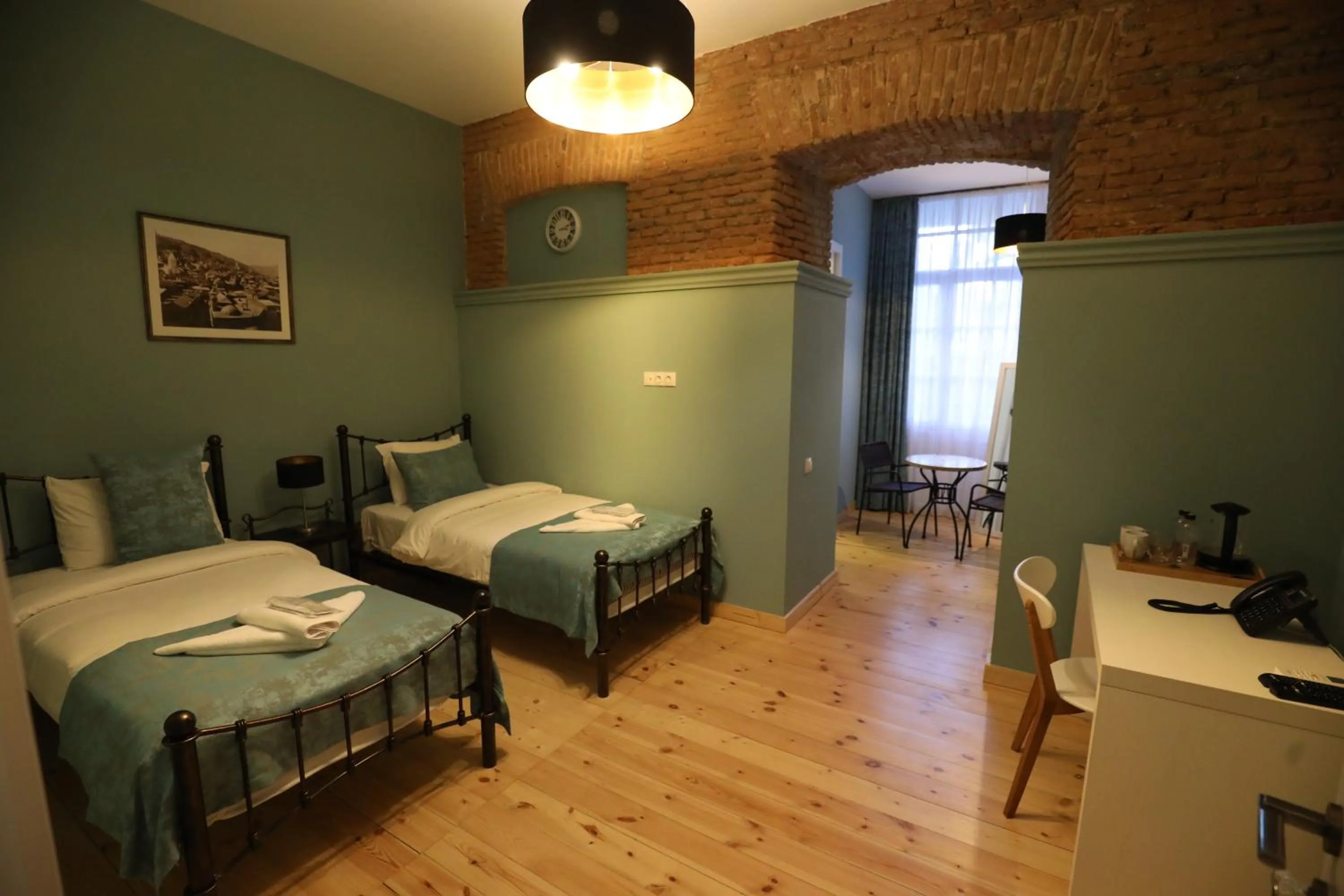 Twin Room with Balcony - single occupancy in History of Tbilisi