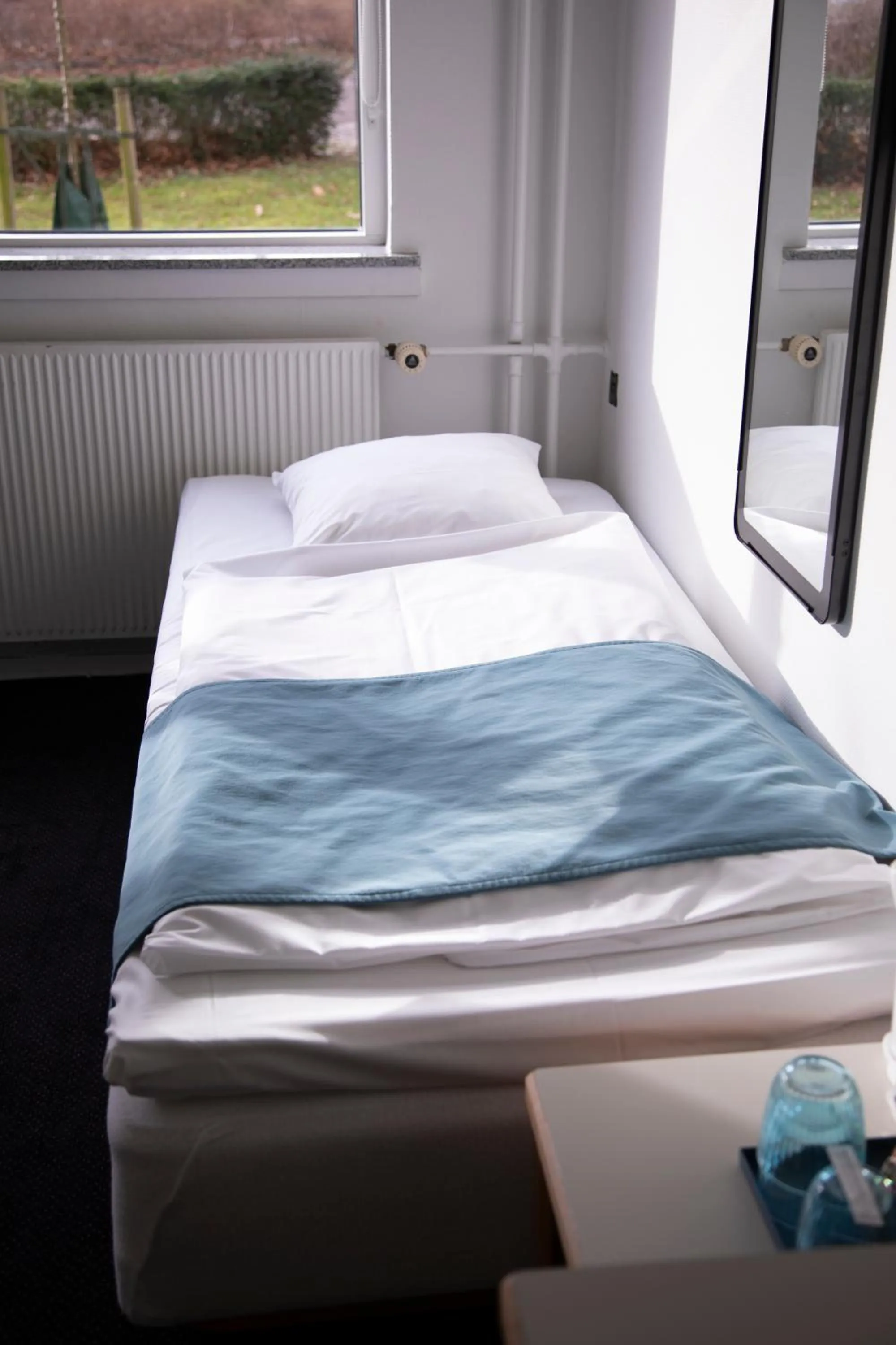 Bed in Hotel Strandparken