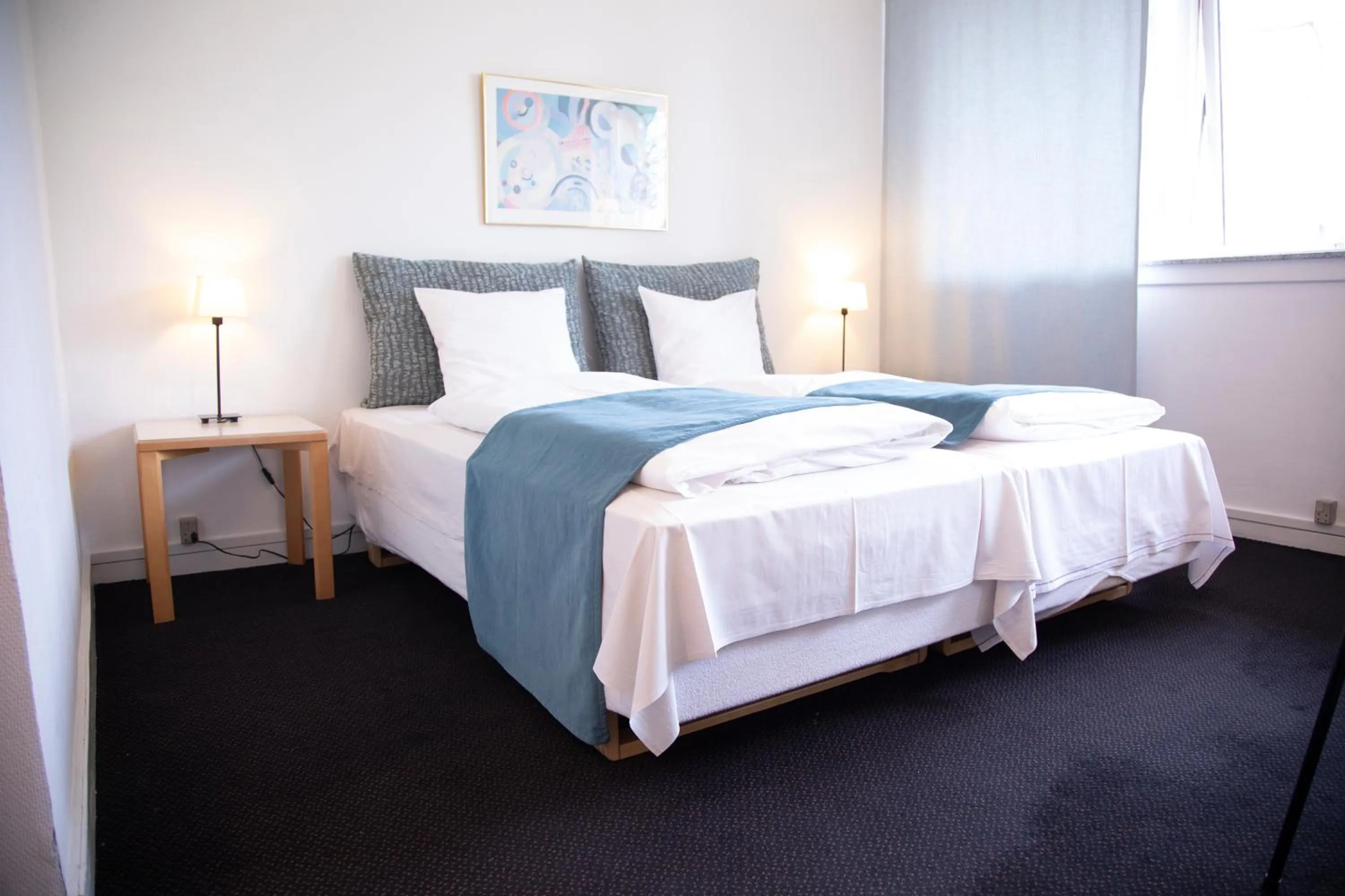 Bed in Hotel Strandparken