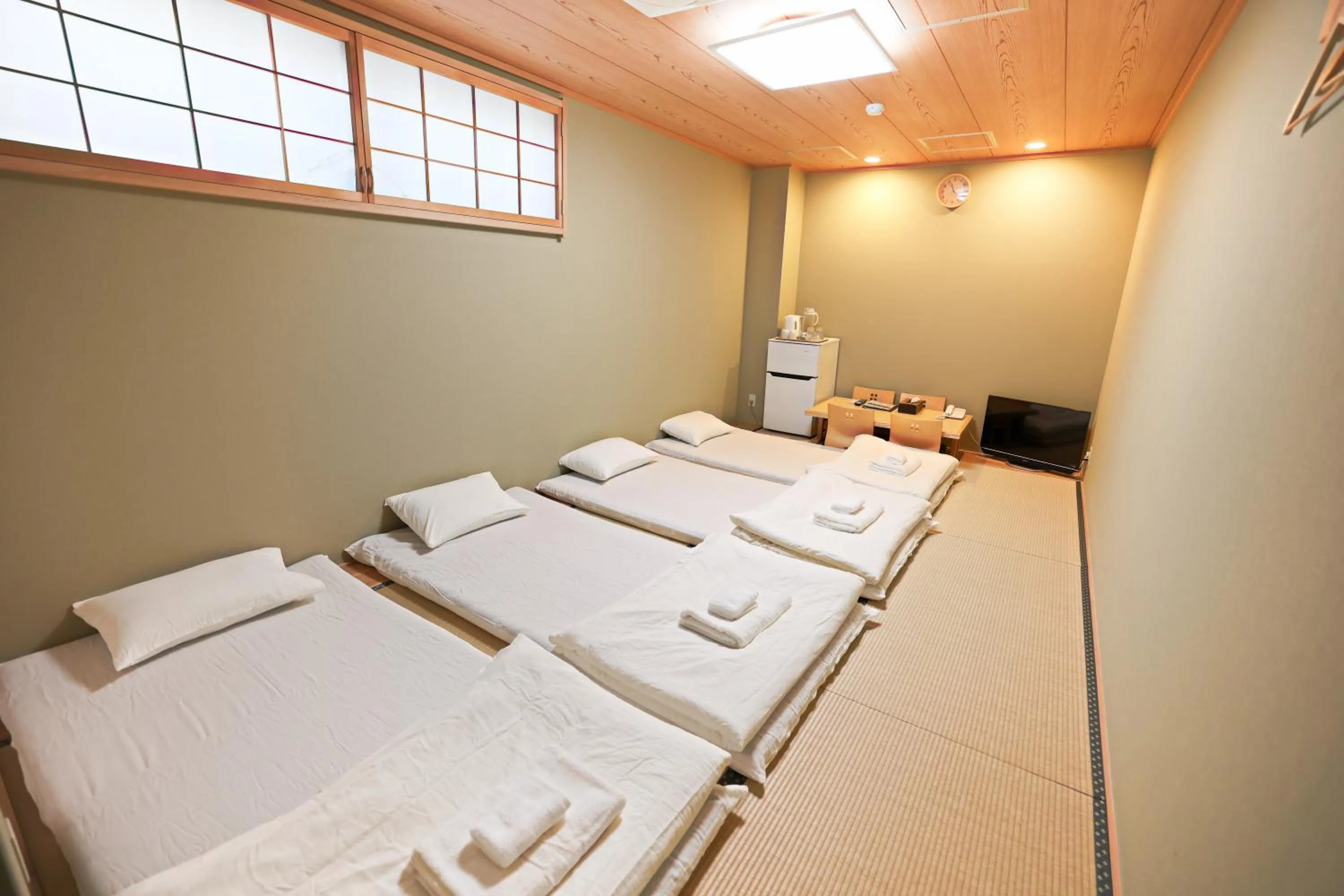 Bed in Akihabara Nakagawa Inn