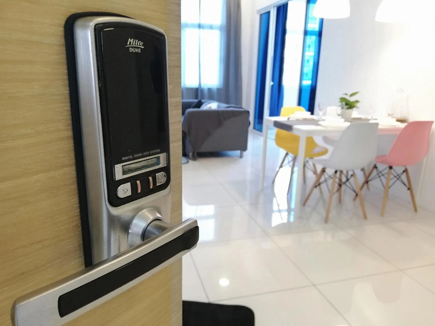 Living room in Puchong Skypod Residence, 1-4pax unit, Walking Distance to IOI Mall, 10min Drive to Sunway