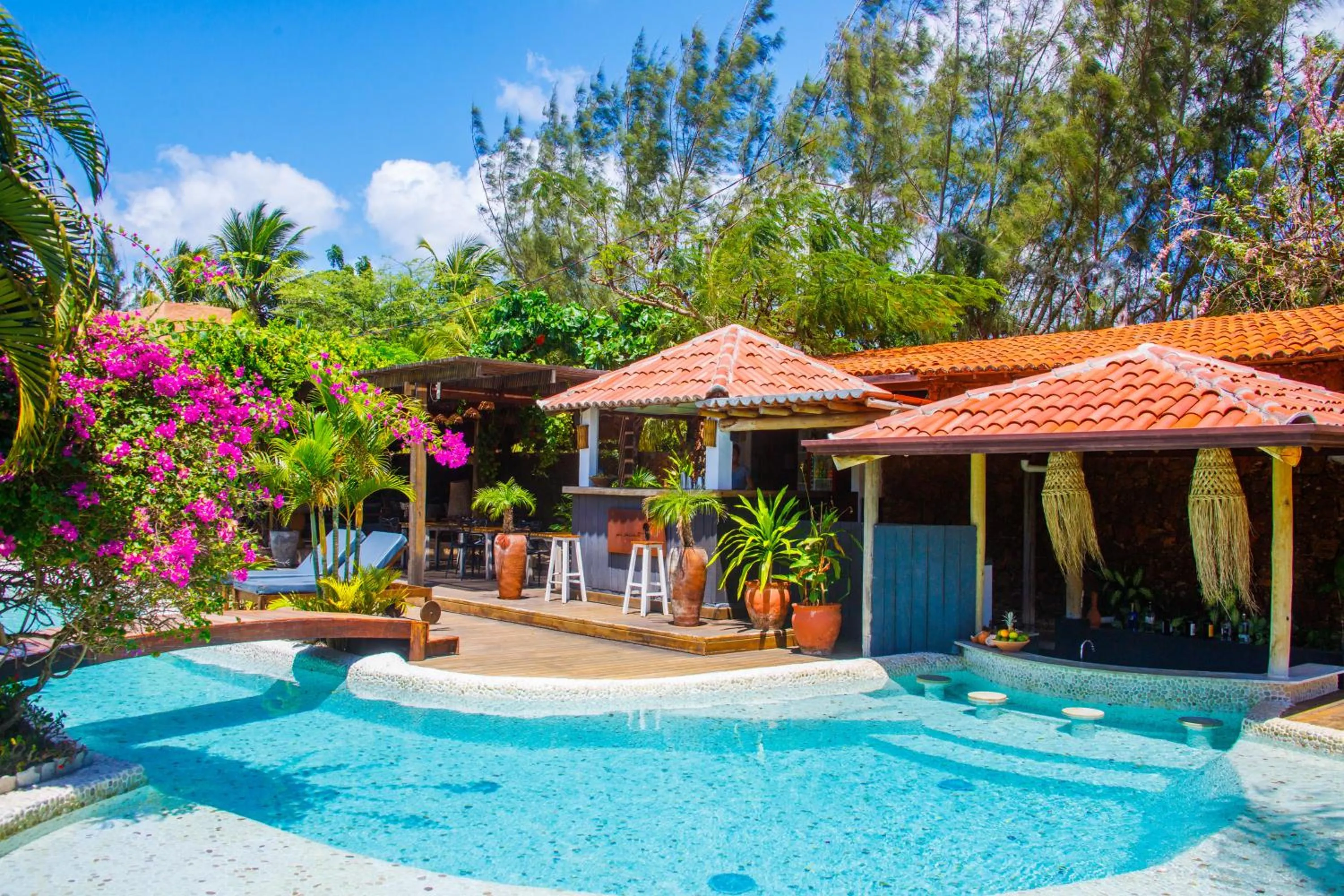 Swimming pool in Pousada Mi Secreto