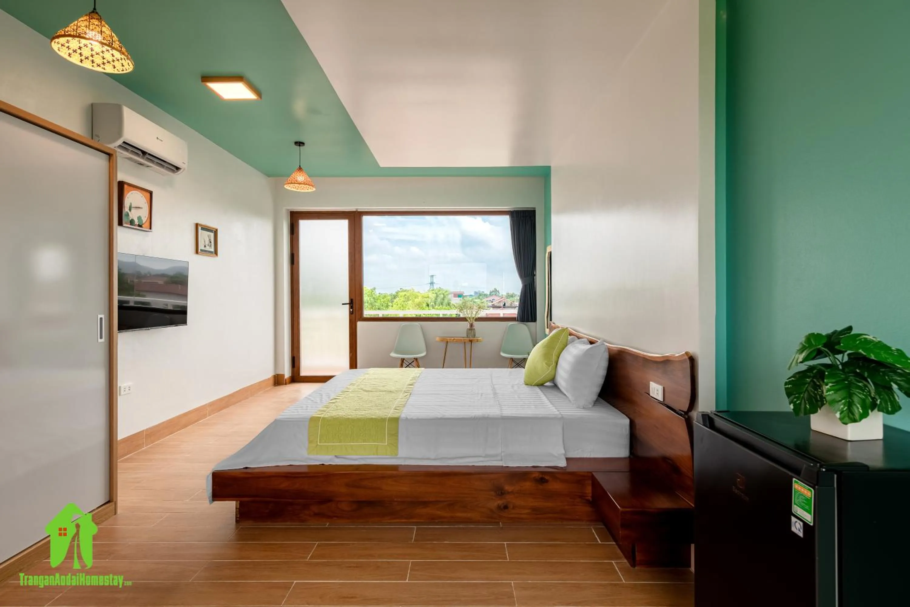 Bedroom, Bed in Trang An Ao Dai Homestay