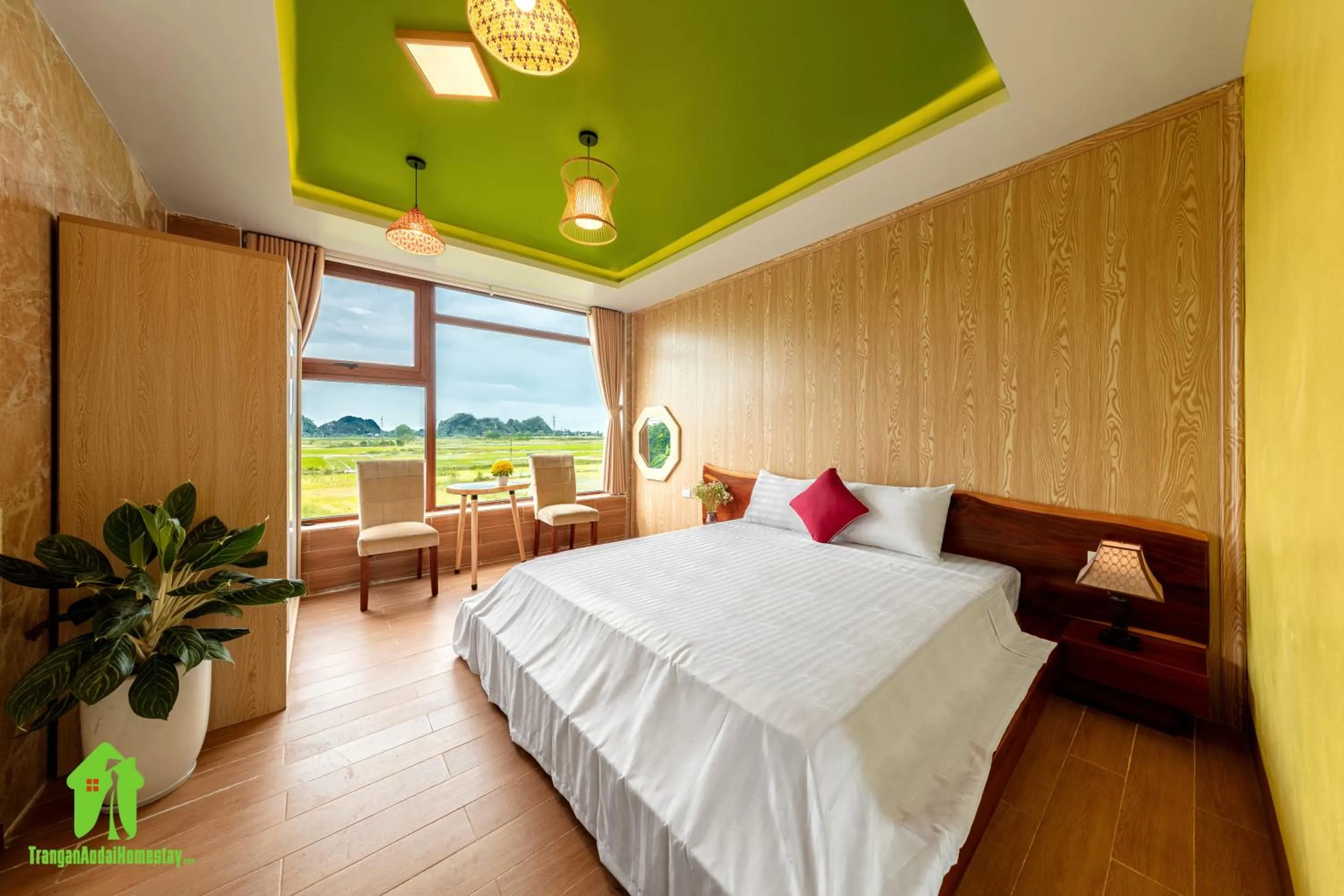 Bedroom, Bed in Trang An Ao Dai Homestay