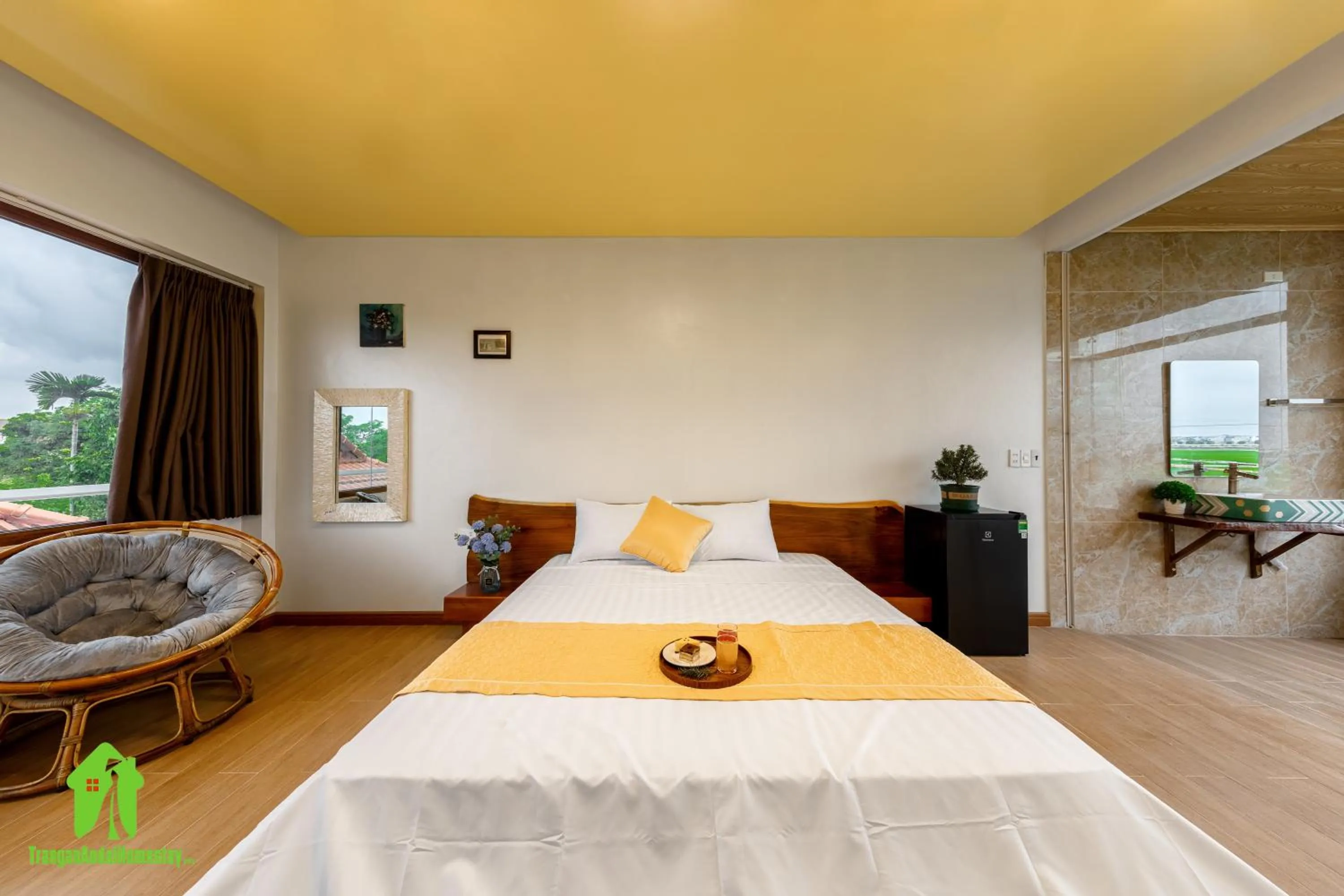 Bedroom, Bed in Trang An Ao Dai Homestay