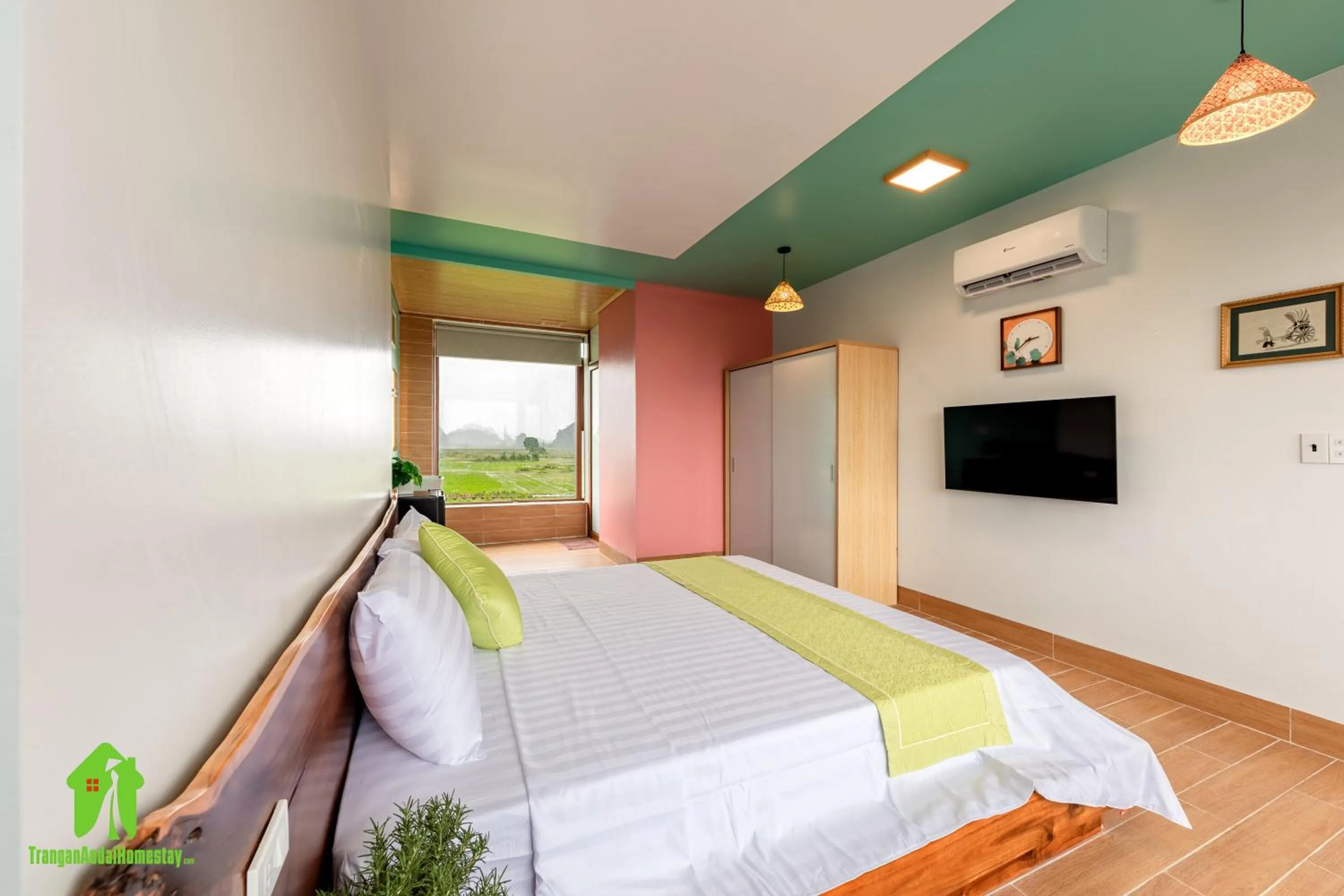 Bedroom, Bed in Trang An Ao Dai Homestay