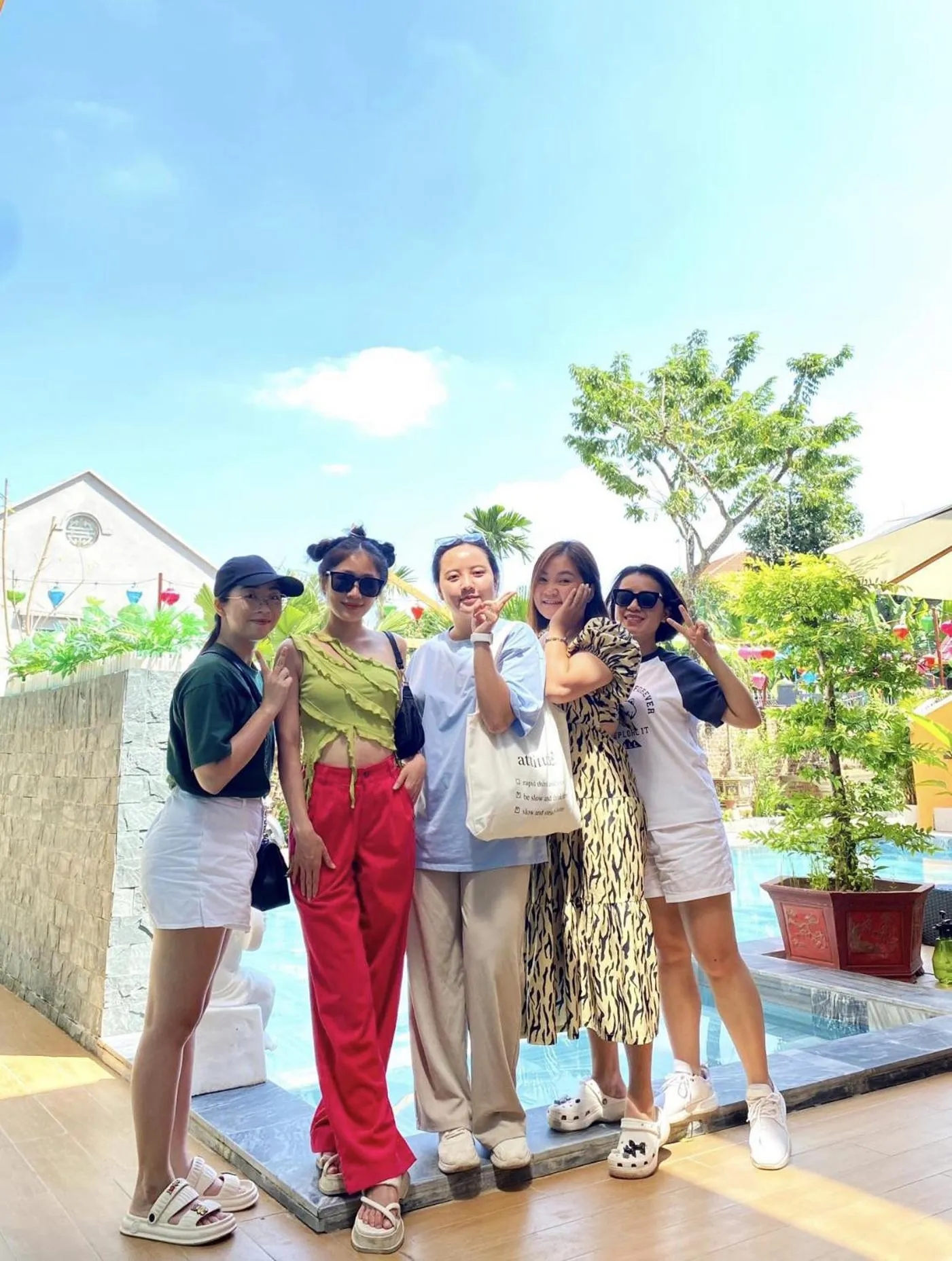 On site in Trang An Ao Dai Homestay