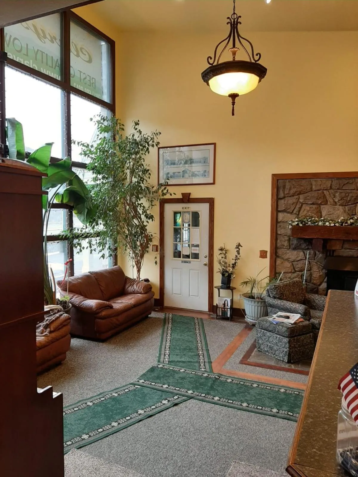 Lobby or reception in Clarysville Motel