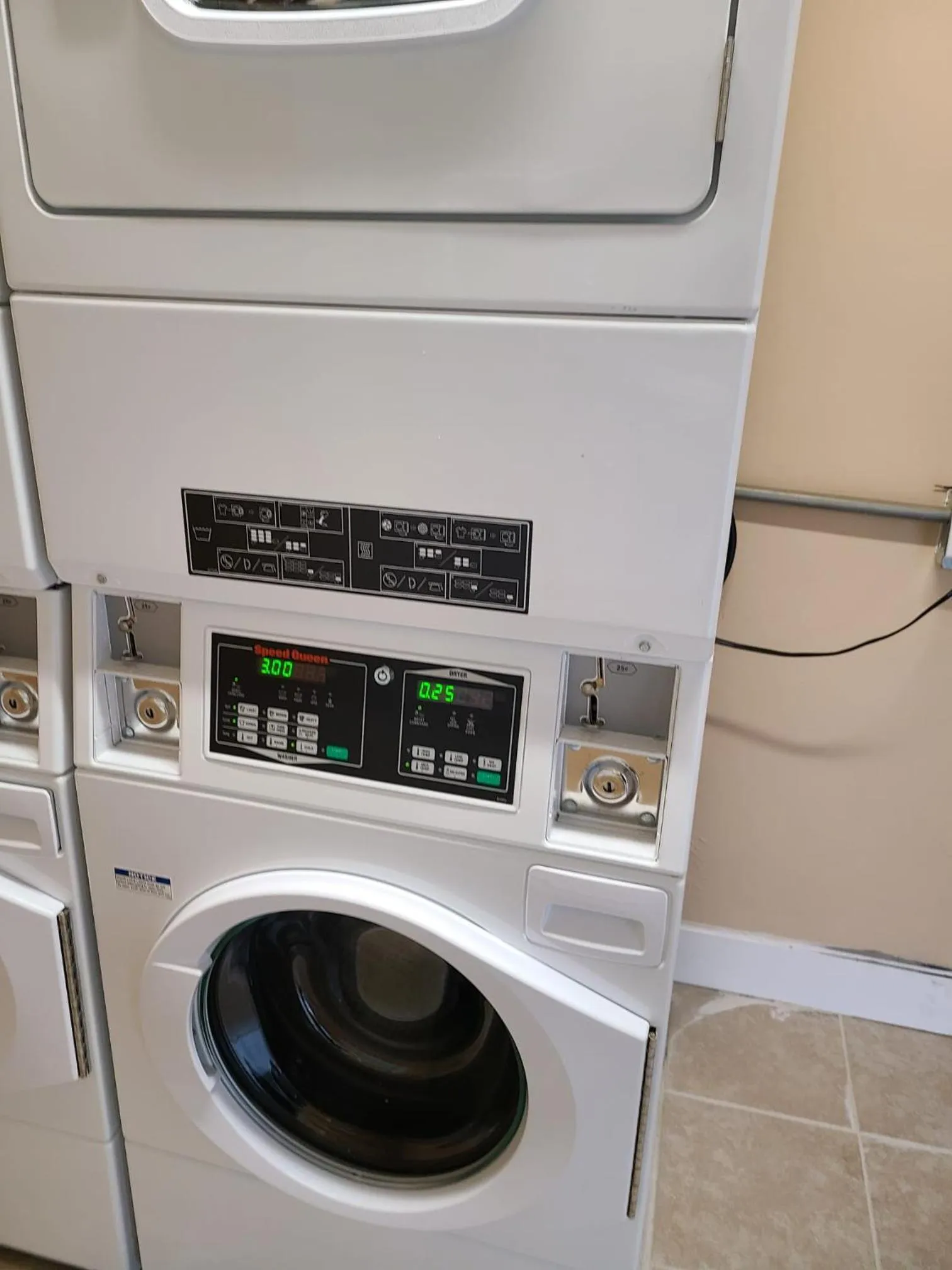 laundry in Clarysville Motel