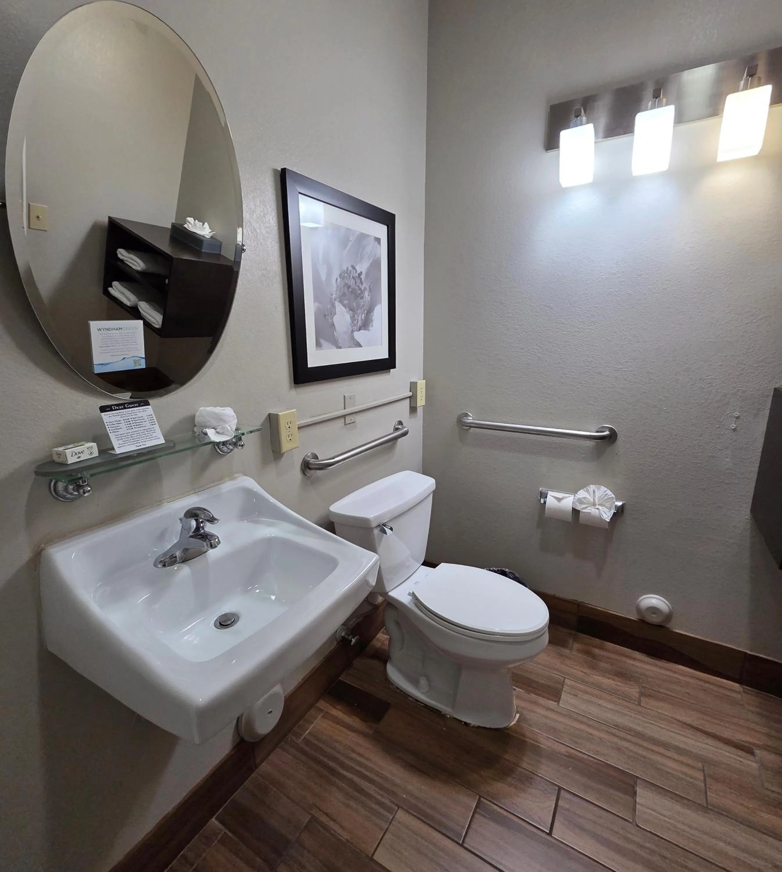 Toilet in La Quinta by Wyndham Huntsville Airport Madison