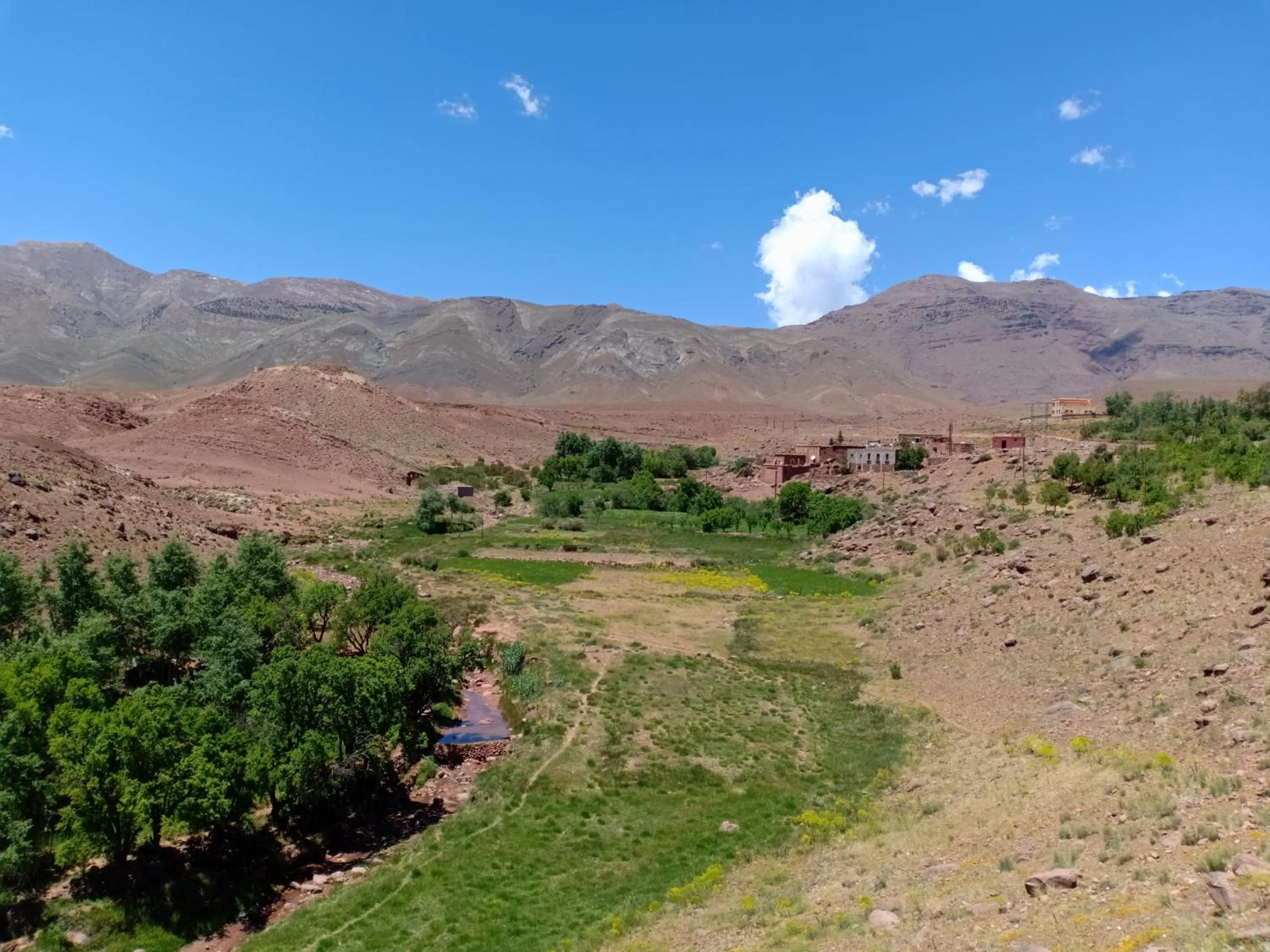 Natural landscape in Tizi Maison d'Hôtes
