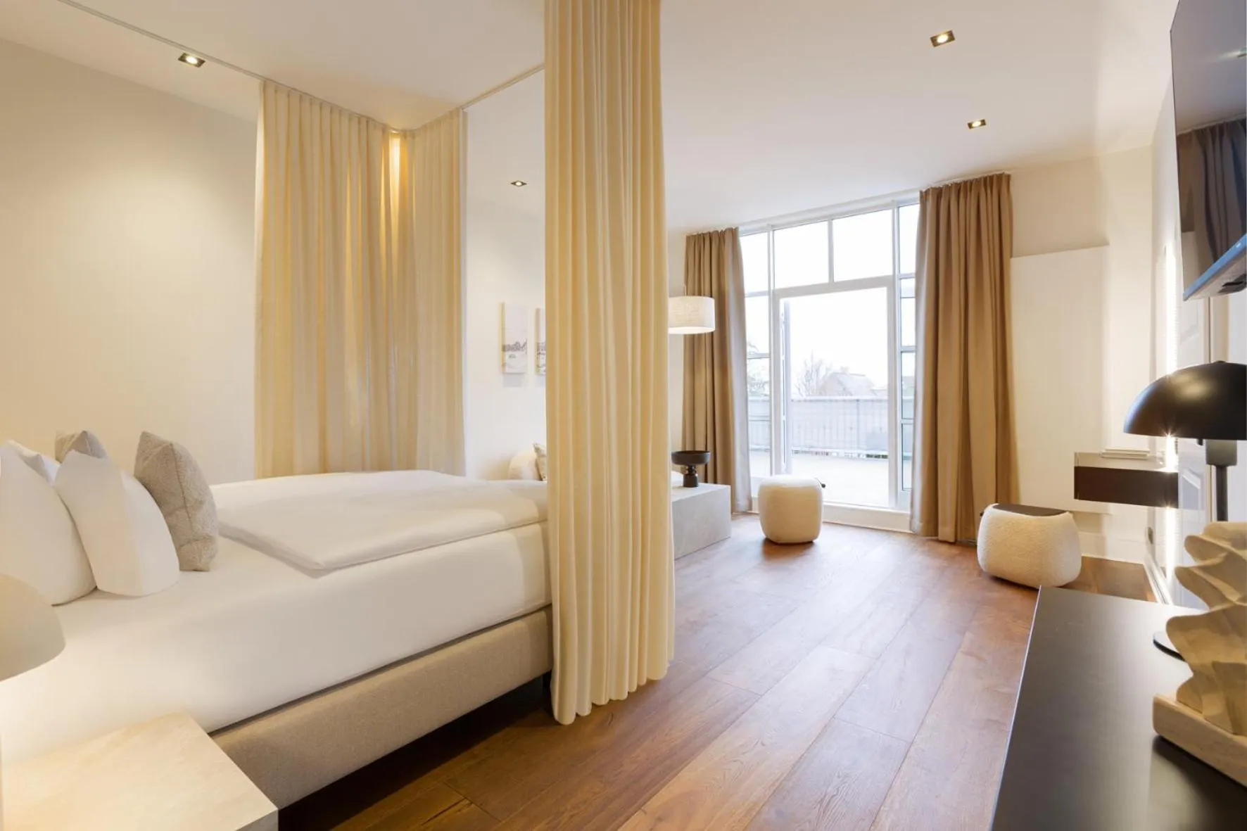 Bed in Hotel Seezeichen Ahrenshoop