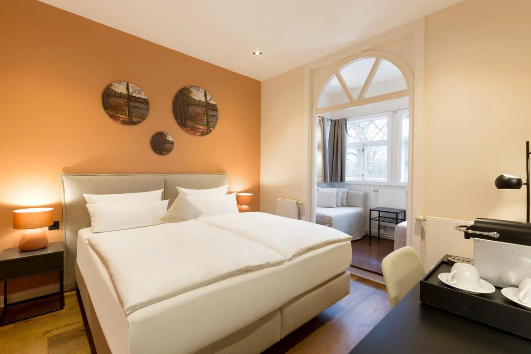 Bed in Hotel Seezeichen Ahrenshoop