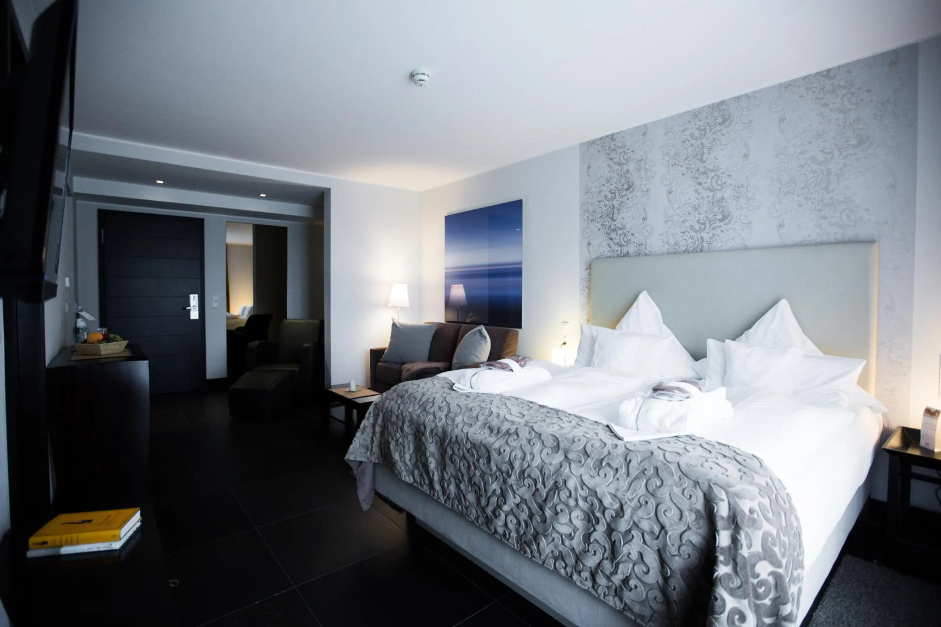 Bed in Hotel Seezeichen Ahrenshoop