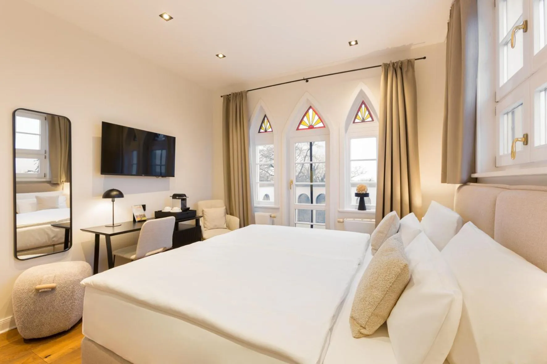 Bed in Hotel Seezeichen Ahrenshoop