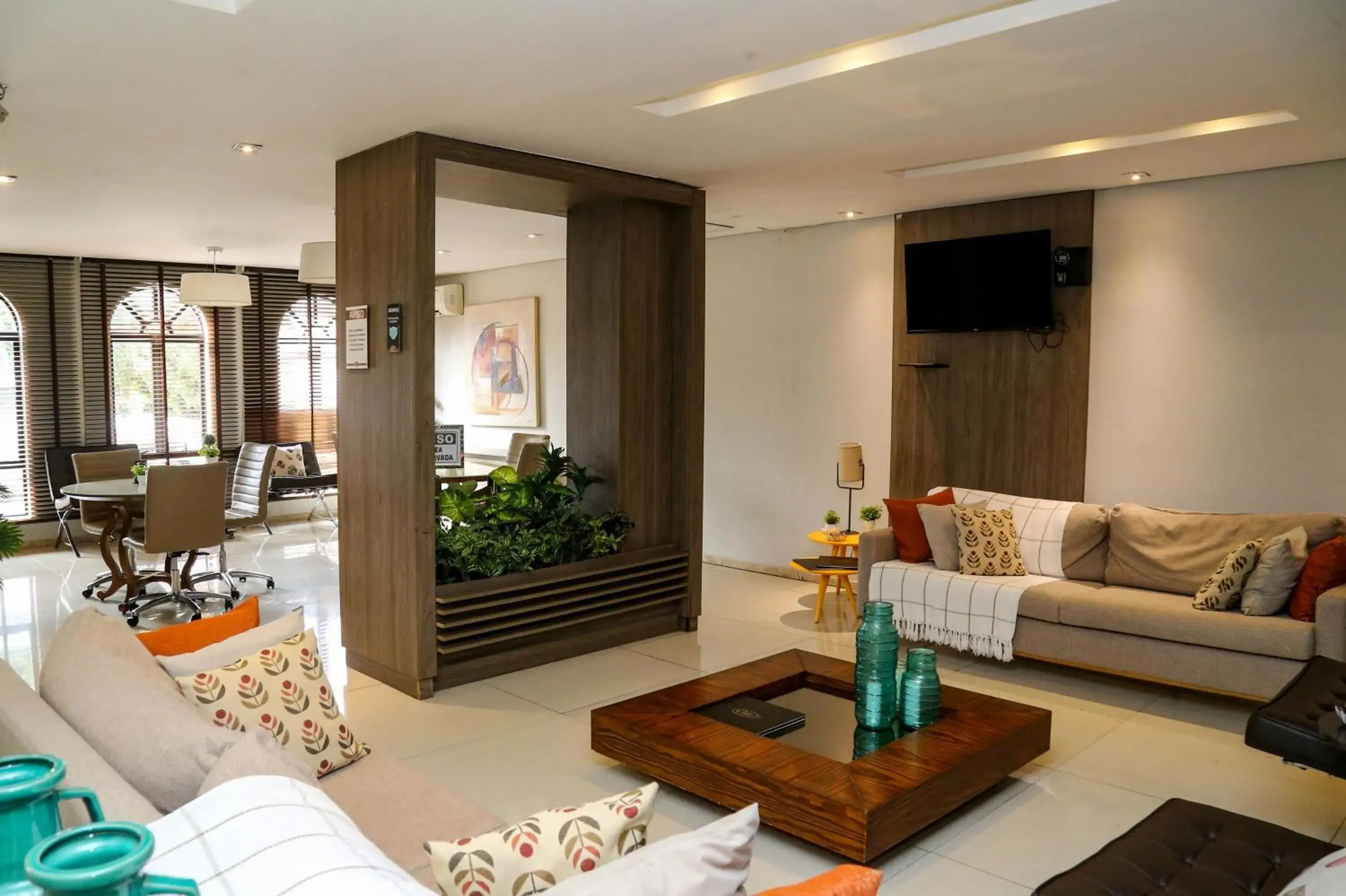 Lobby or reception in Class Hotel Guaxupé Lobby or reception in Class Hotel Guaxupé