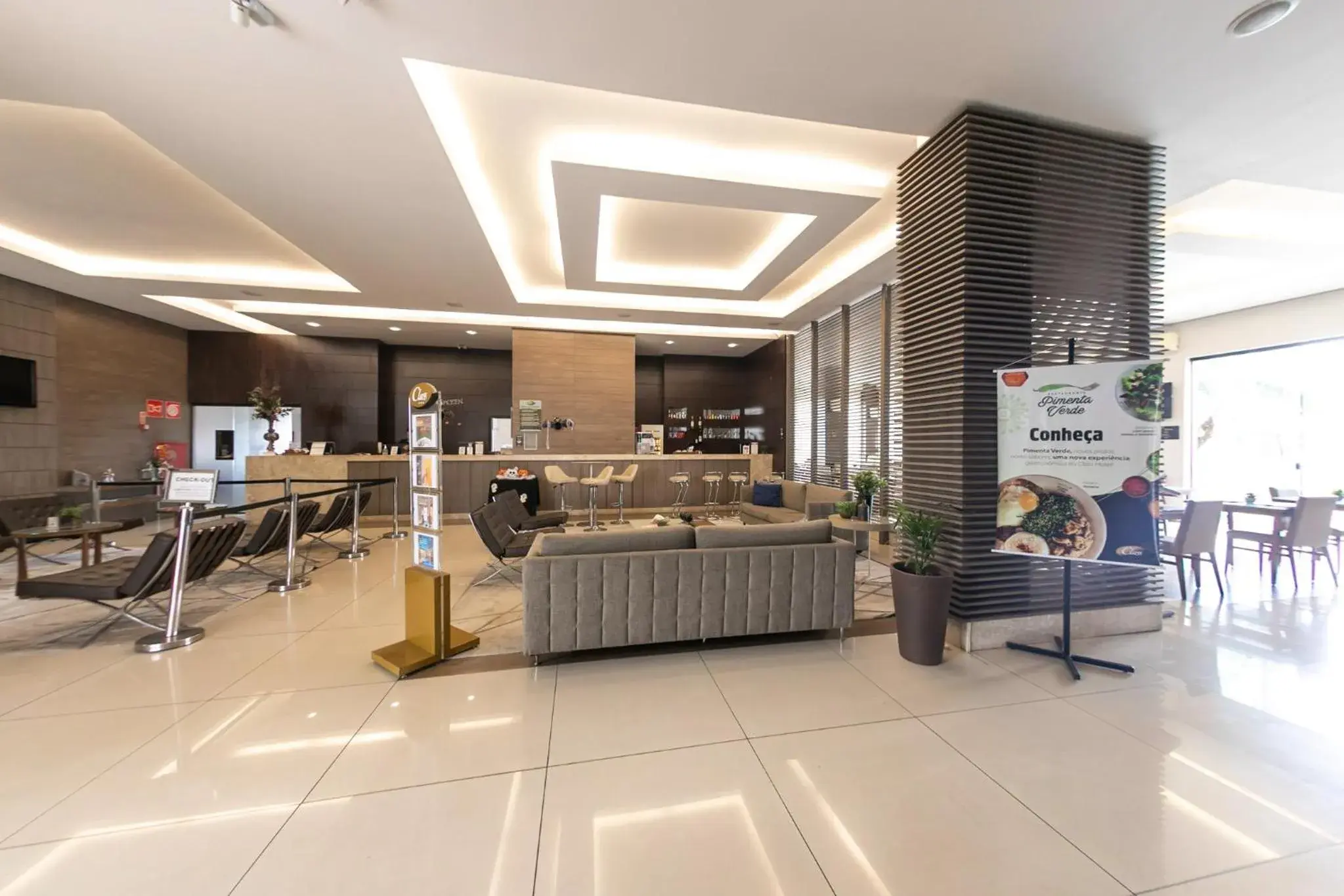 Lobby or reception in Class Hotel Guaxupé Lobby or reception in Class Hotel Guaxupé