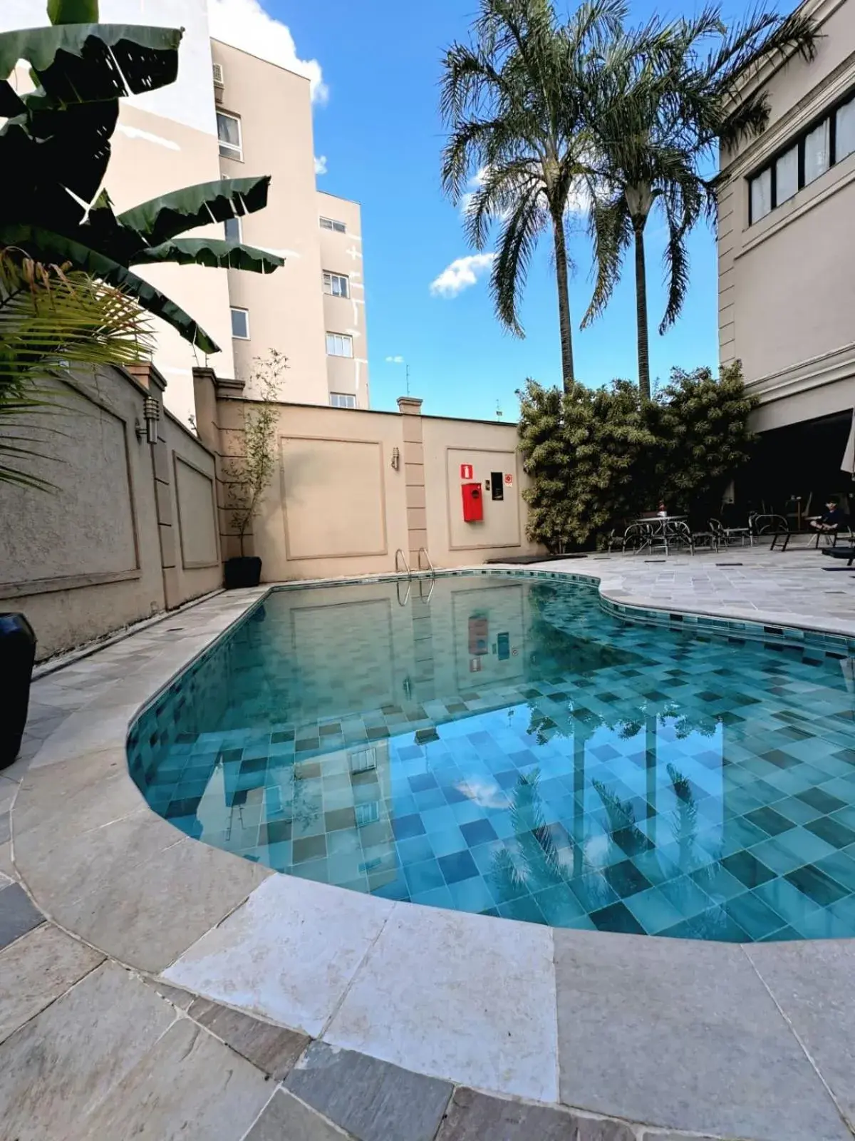 Swimming pool in Class Hotel Guaxupé Swimming pool in Class Hotel Guaxupé