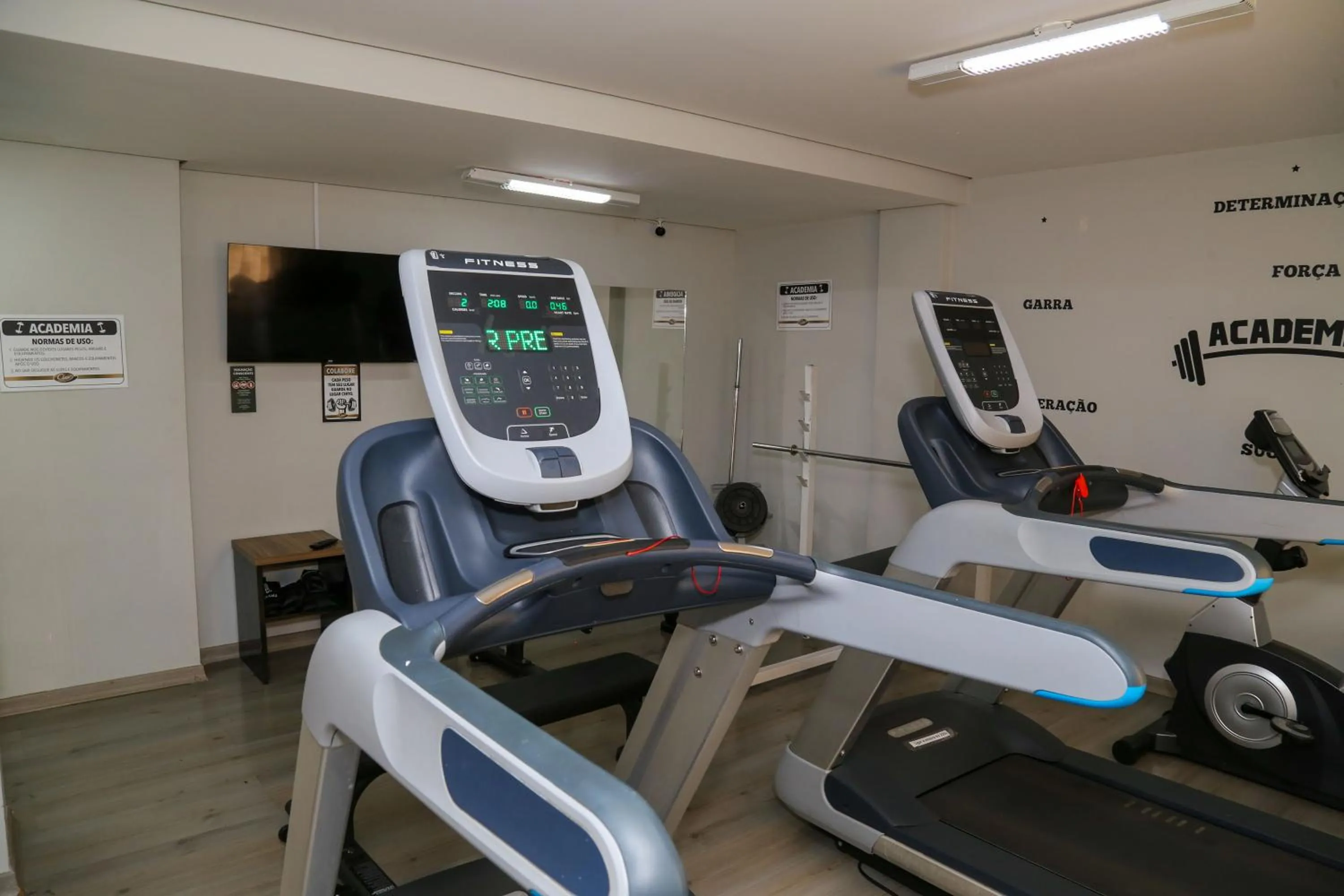Fitness centre/facilities in Class Hotel Guaxupé