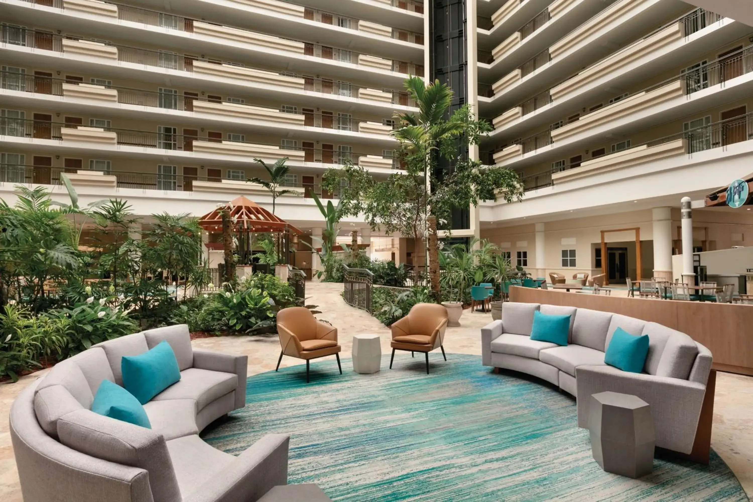 Lobby or reception in Embassy Suites by Hilton San Juan - Hotel & Casino Lobby or reception in Embassy Suites by Hilton San Juan - Hotel & Casino