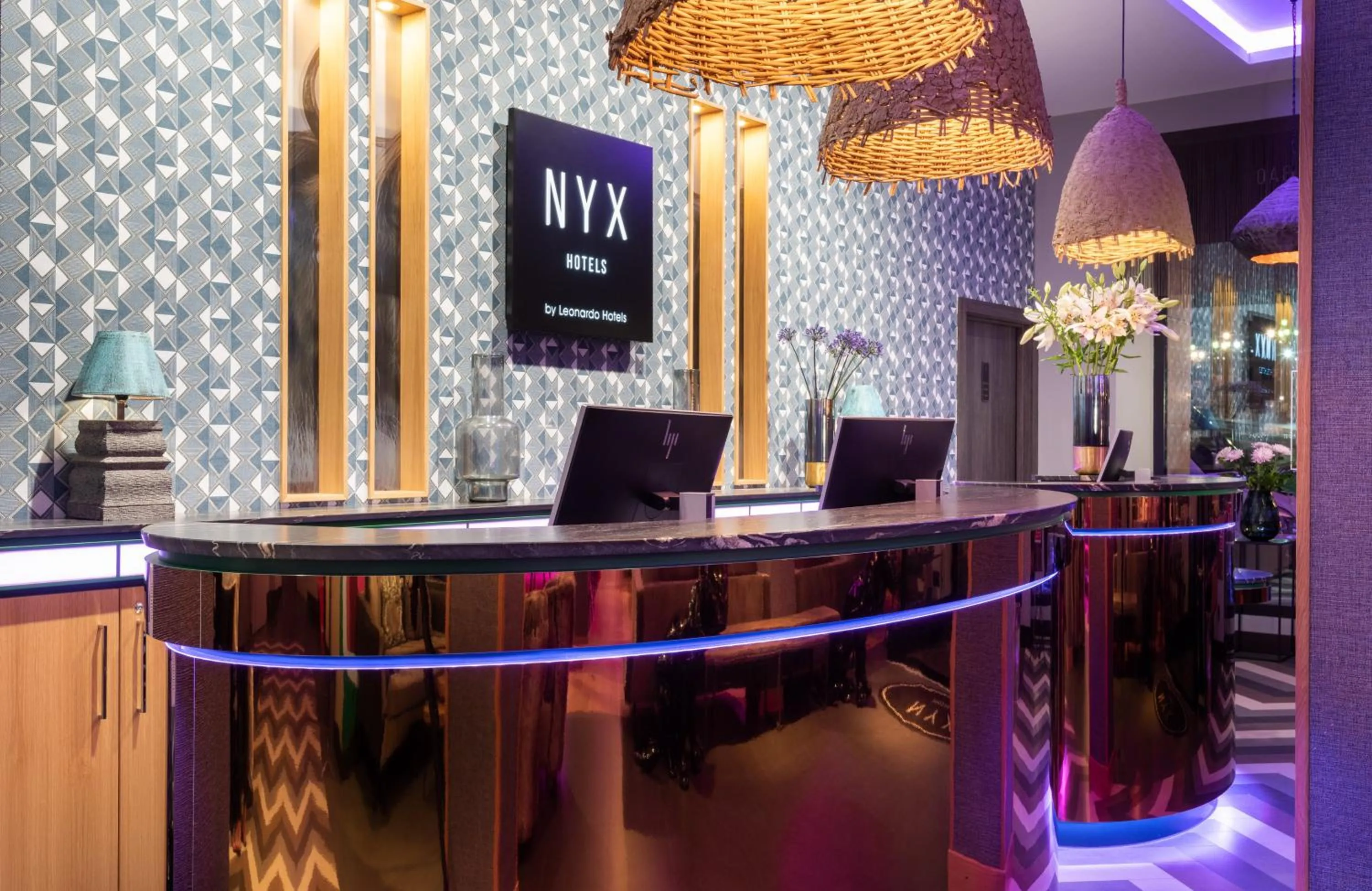 Lobby or reception in NYX Hotel Bilbao by Leonardo Hotels