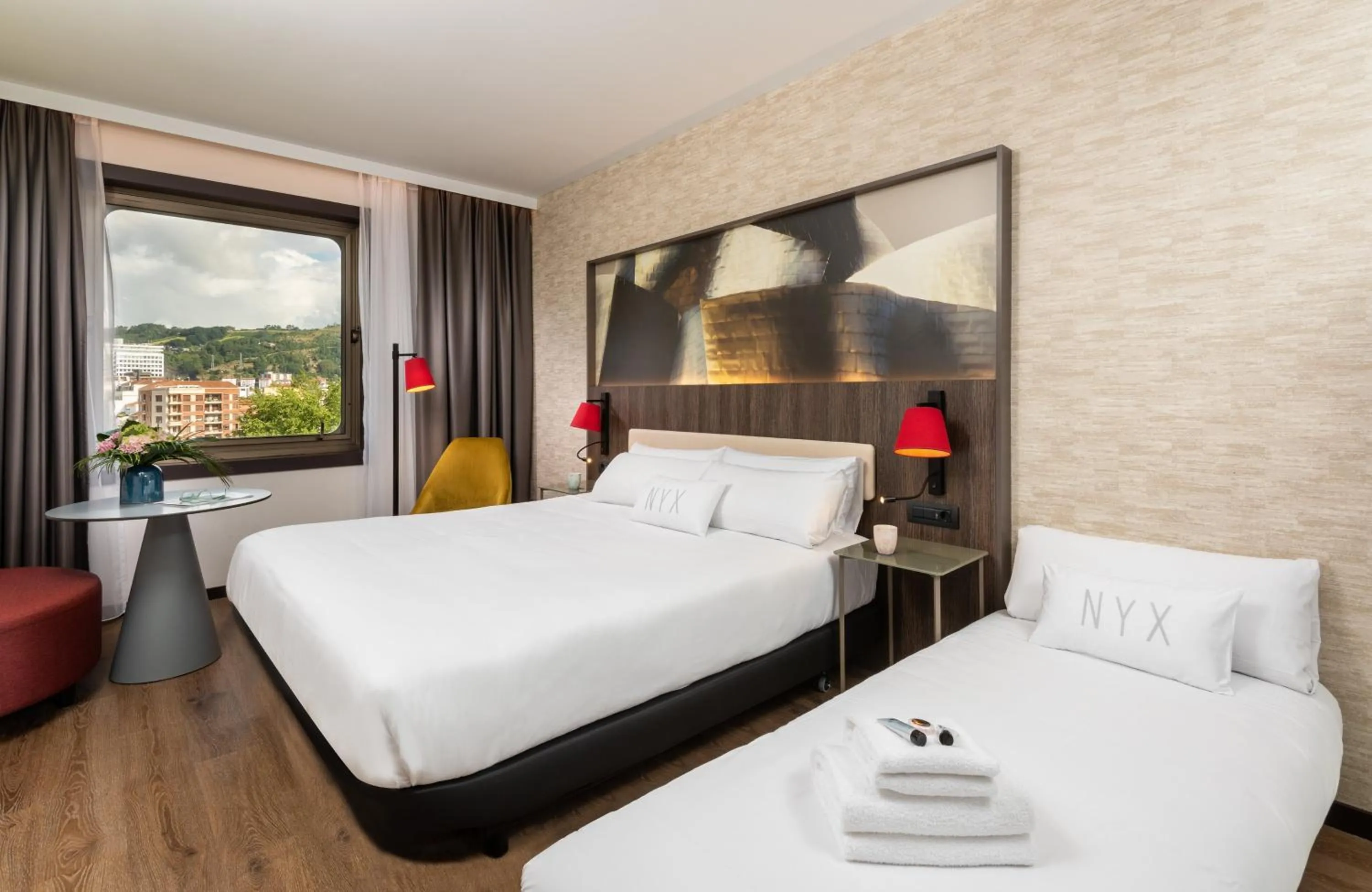 Photo of the whole room, Bed in NYX Hotel Bilbao by Leonardo Hotels