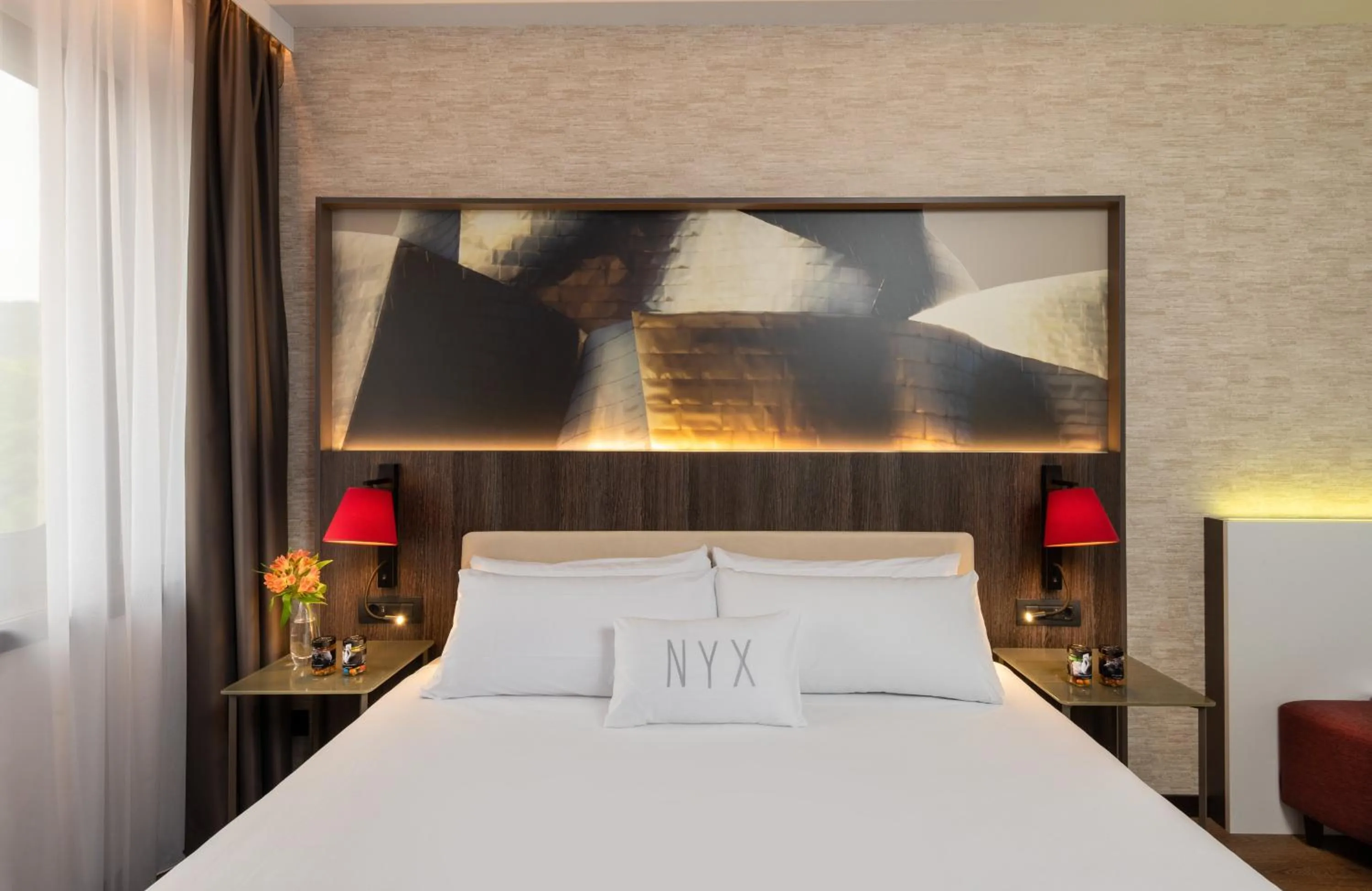 Photo of the whole room, Bed in NYX Hotel Bilbao by Leonardo Hotels