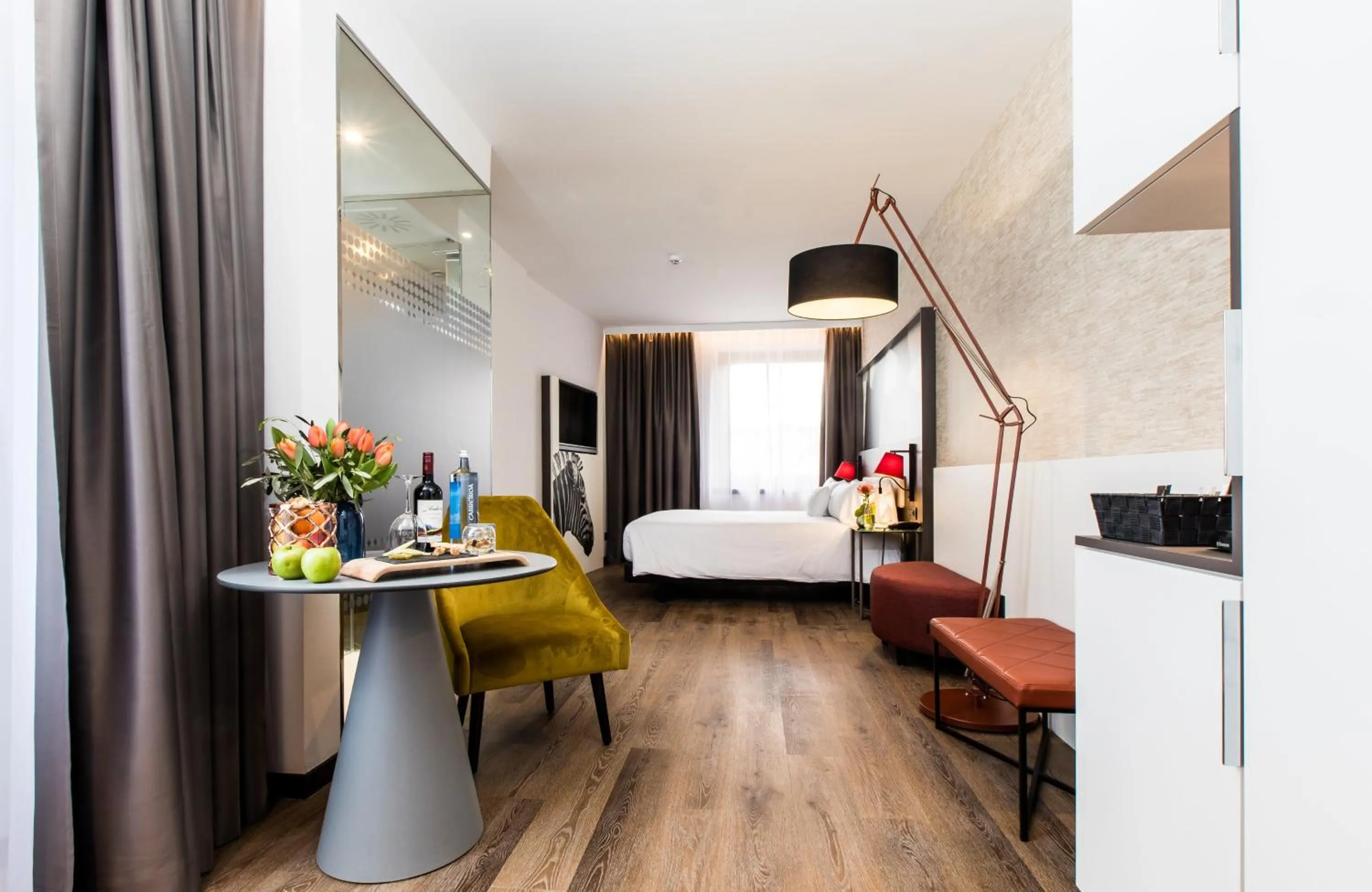 Photo of the whole room, Bed in NYX Hotel Bilbao by Leonardo Hotels