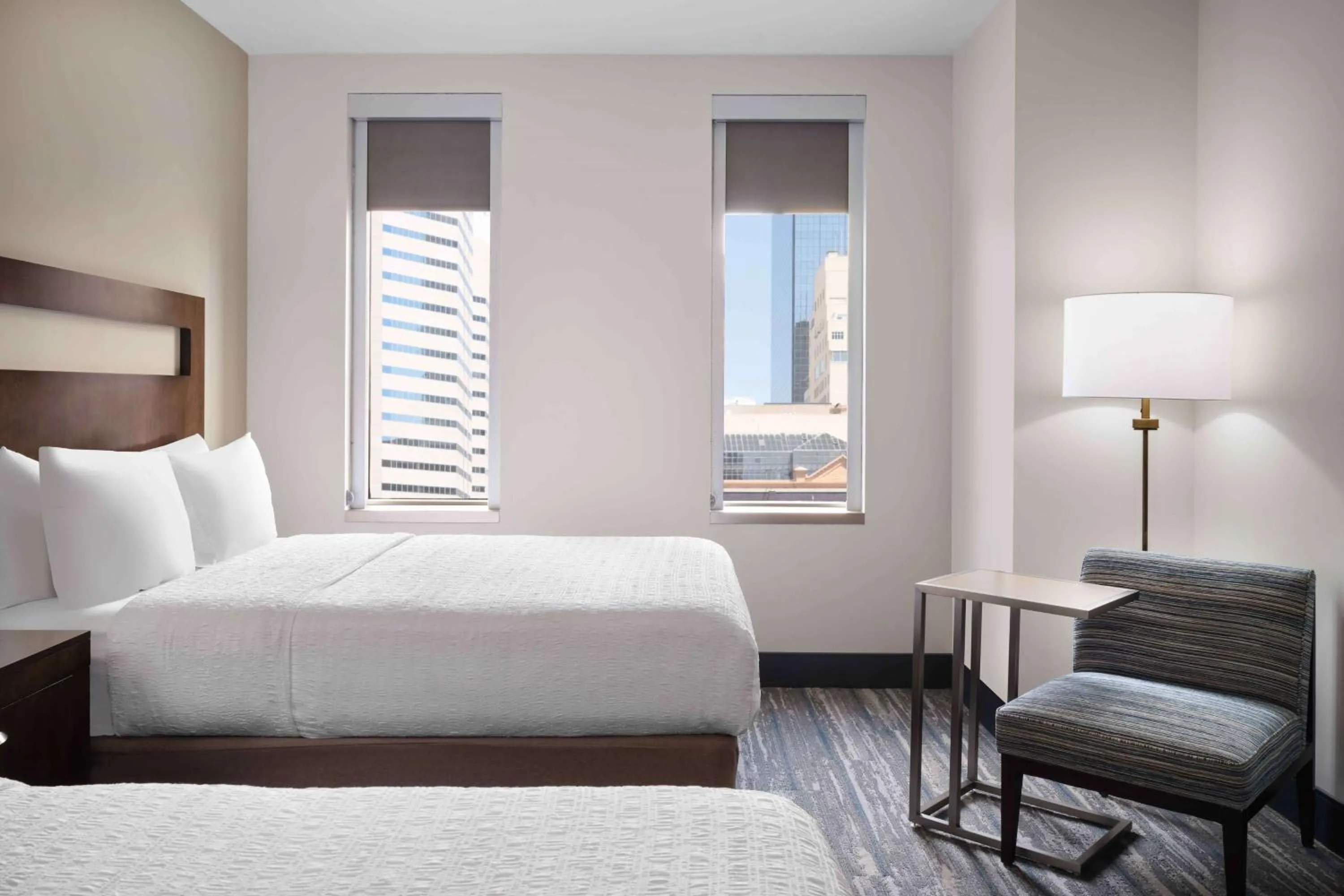 Bed in Hampton Inn & Suites Denver Downtown Convention Center